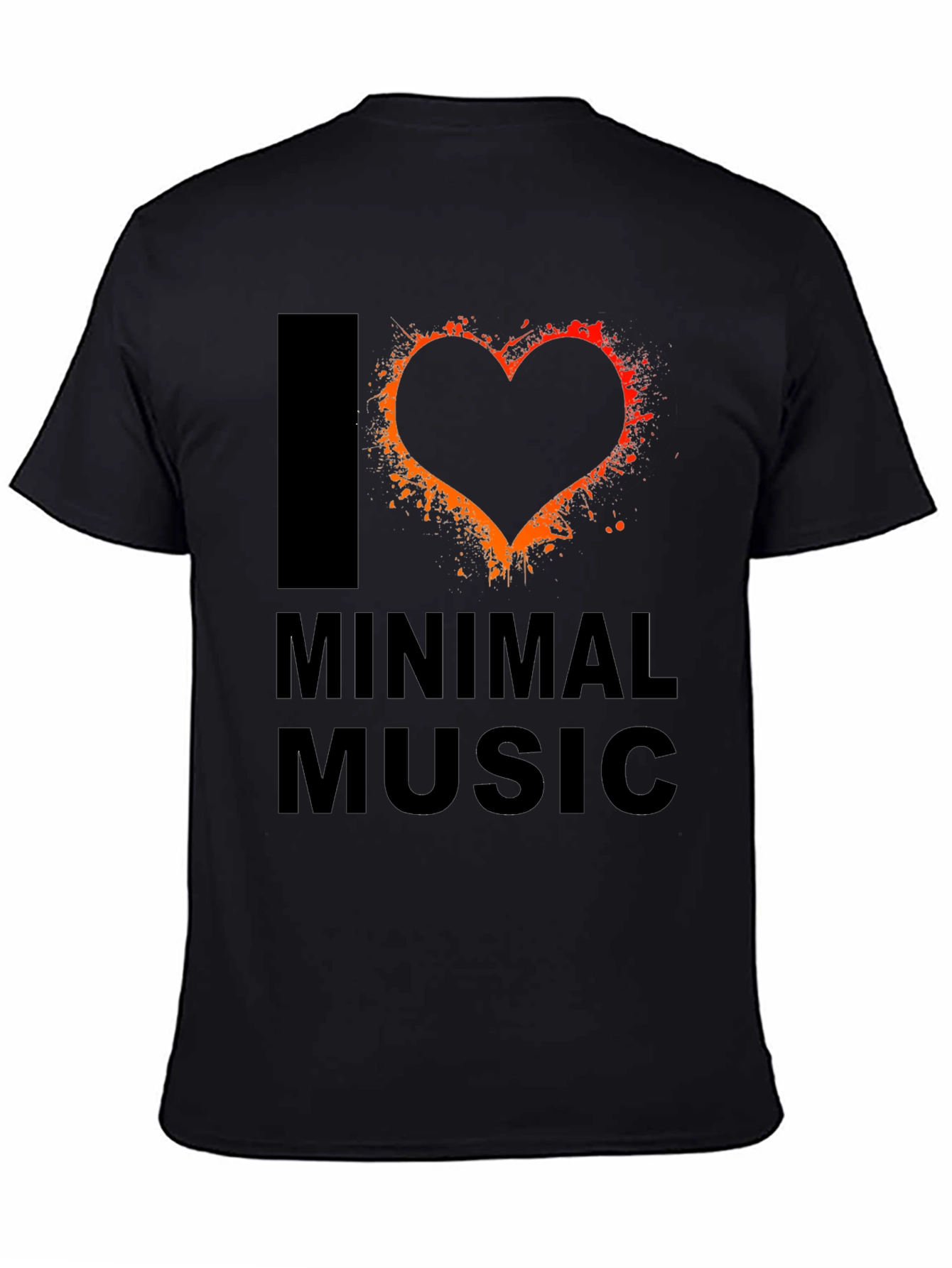 I Love Minimal Music T-Shirt - Unique Graphic Tee