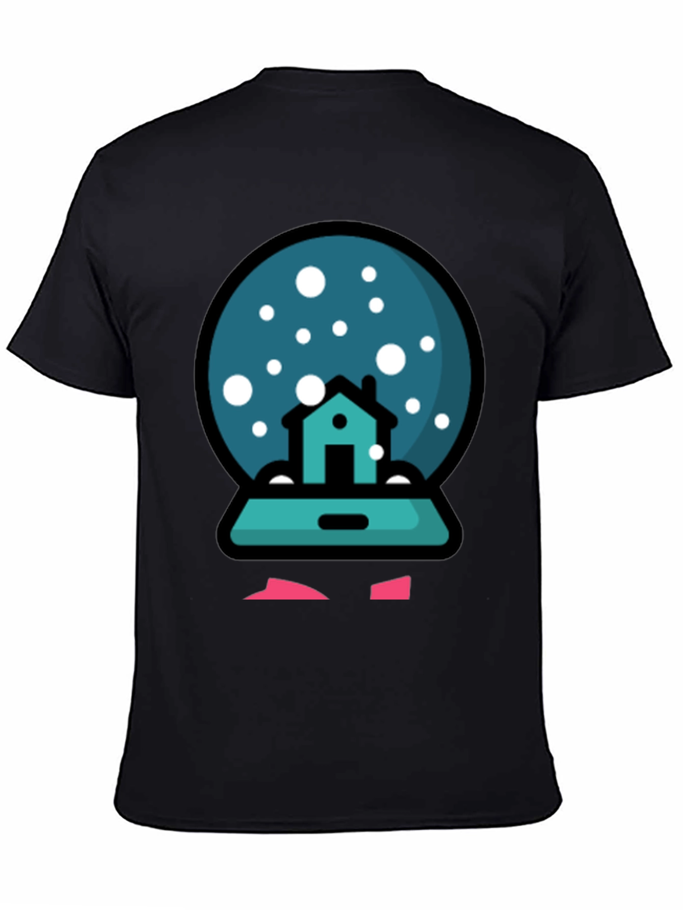Snow Globe House Graphic T-Shirt