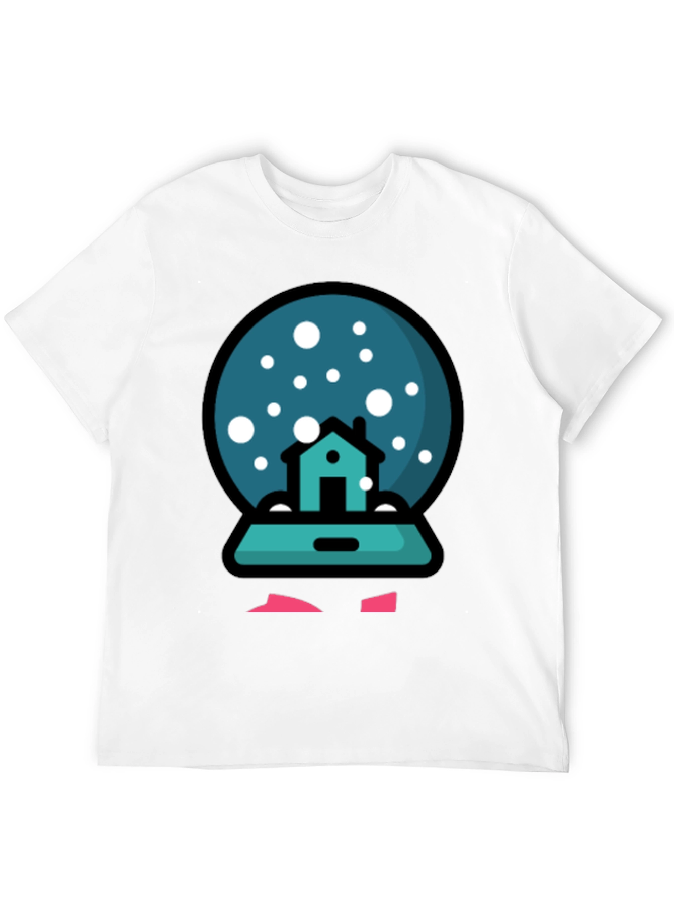 Snow Globe House Graphic T-Shirt