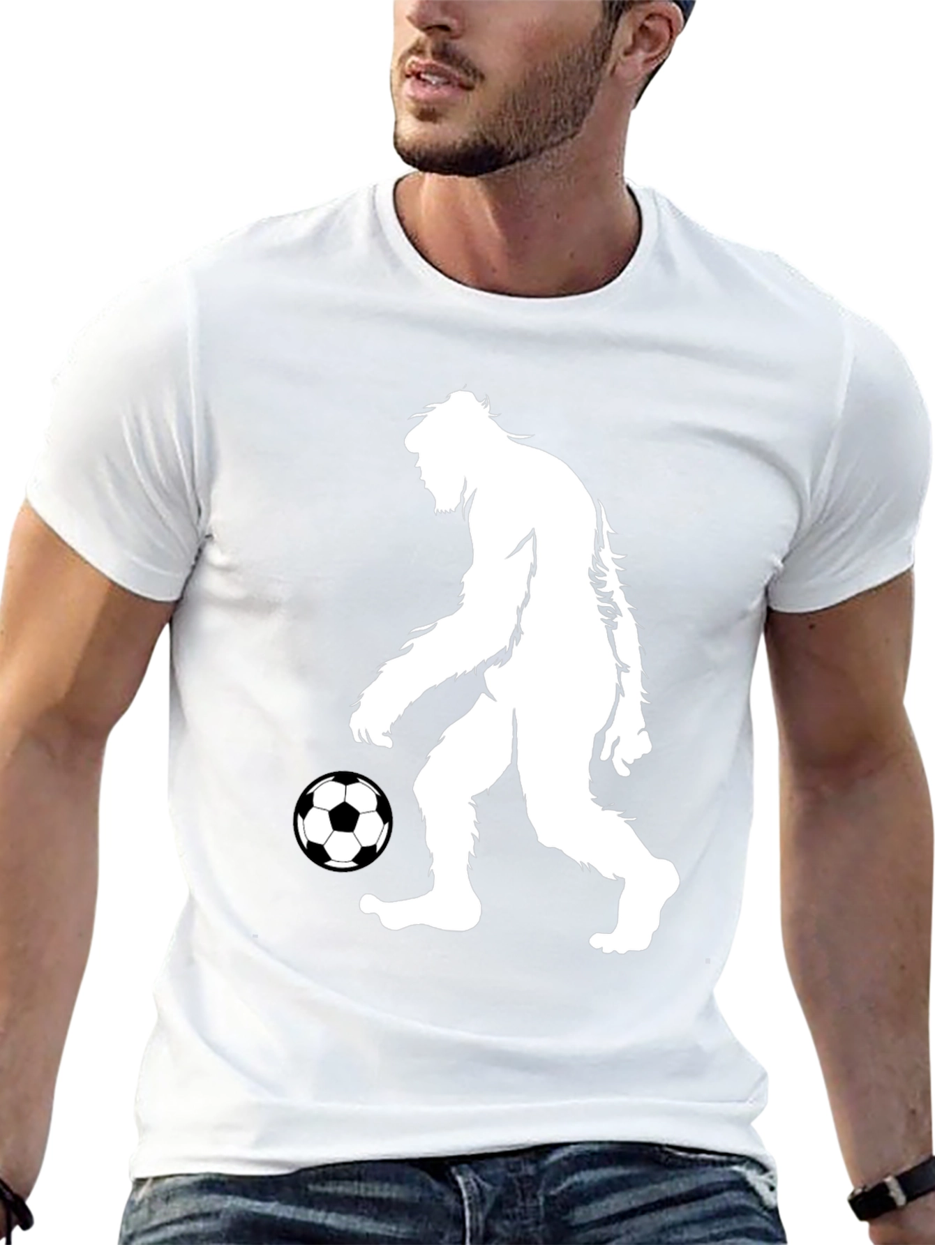 Sasquatch Soccer T-Shirt - Funny Bigfoot Graphic Tee