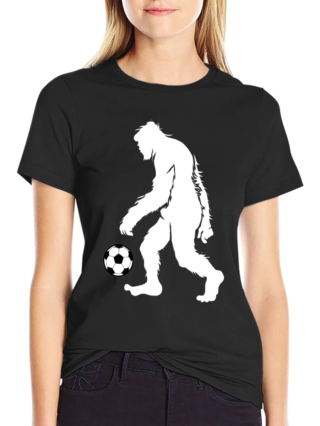 Sasquatch Soccer T-Shirt - Funny Bigfoot Graphic Tee