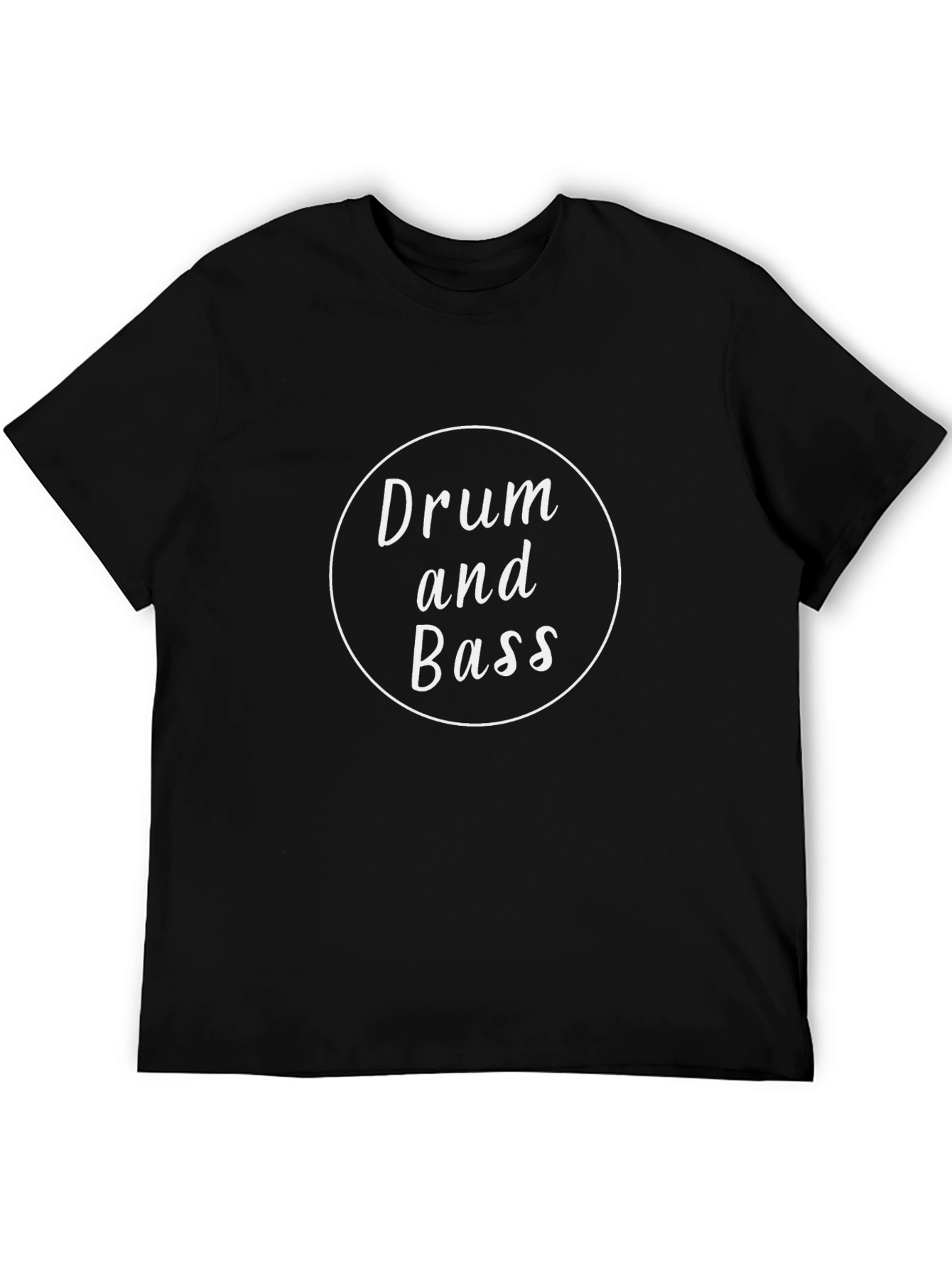 Drum and Bass Graphic T-Shirt - Black