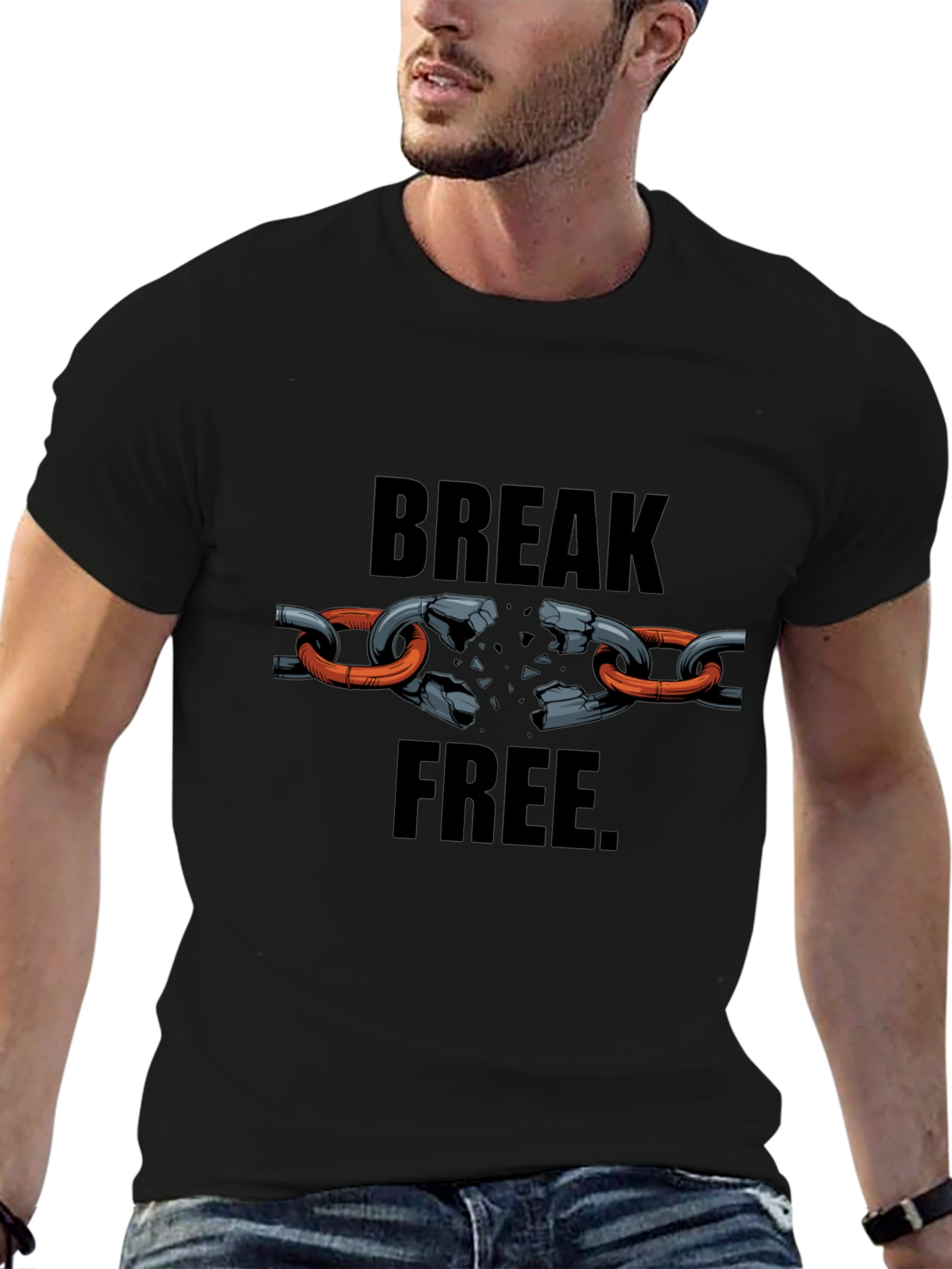 Break Free T-Shirt - Motivational Design