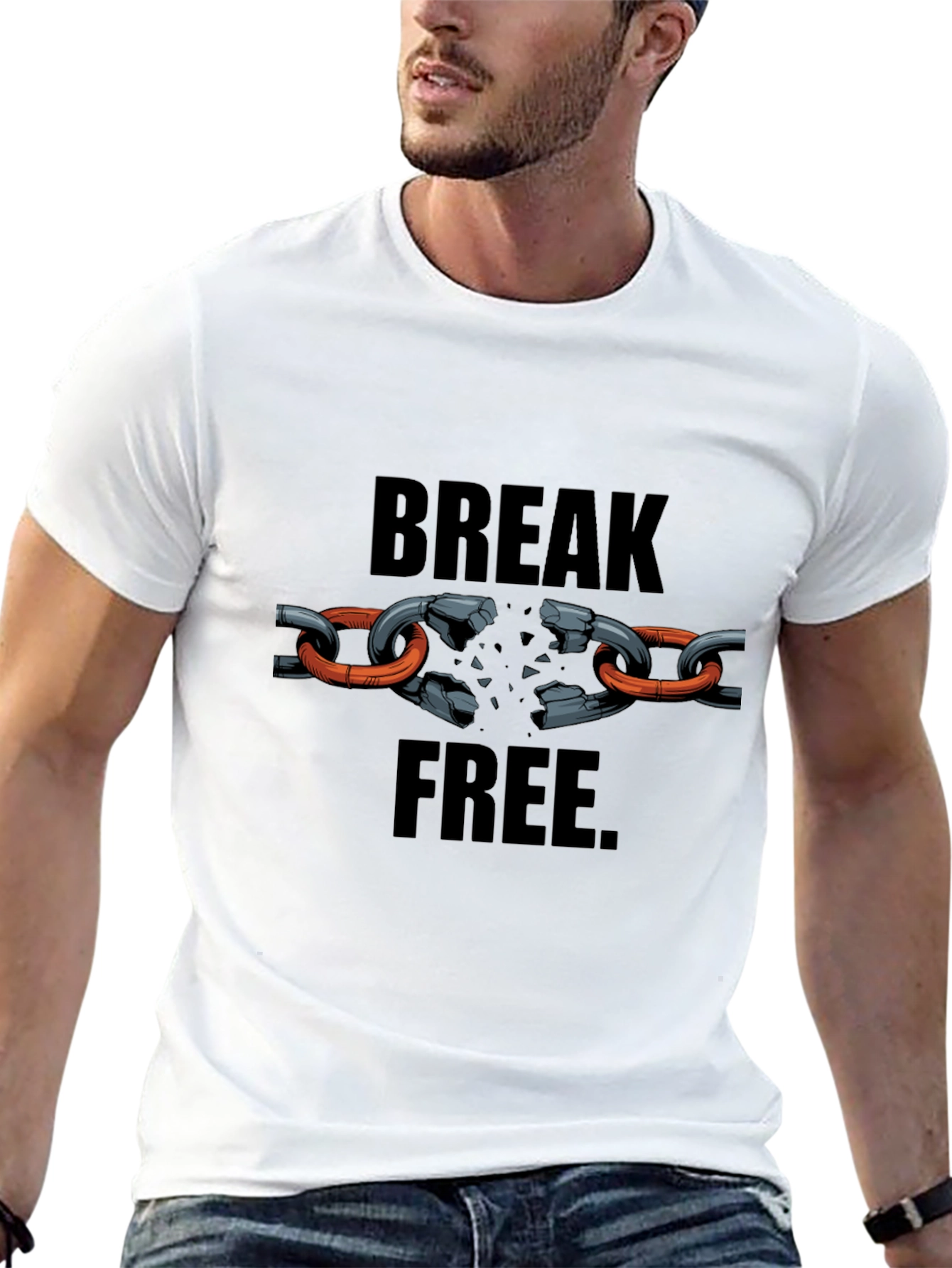 Break Free T-Shirt - Motivational Design
