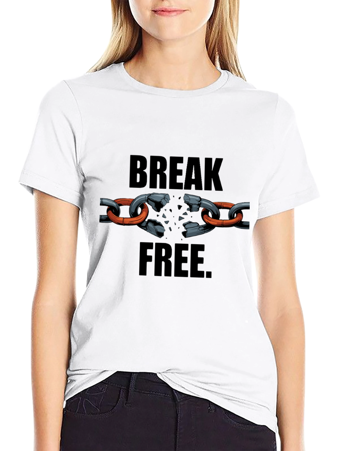 Break Free T-Shirt - Motivational Design