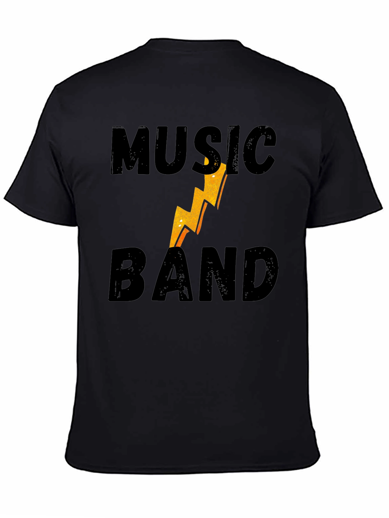 Music Band Graphic Tee - Black