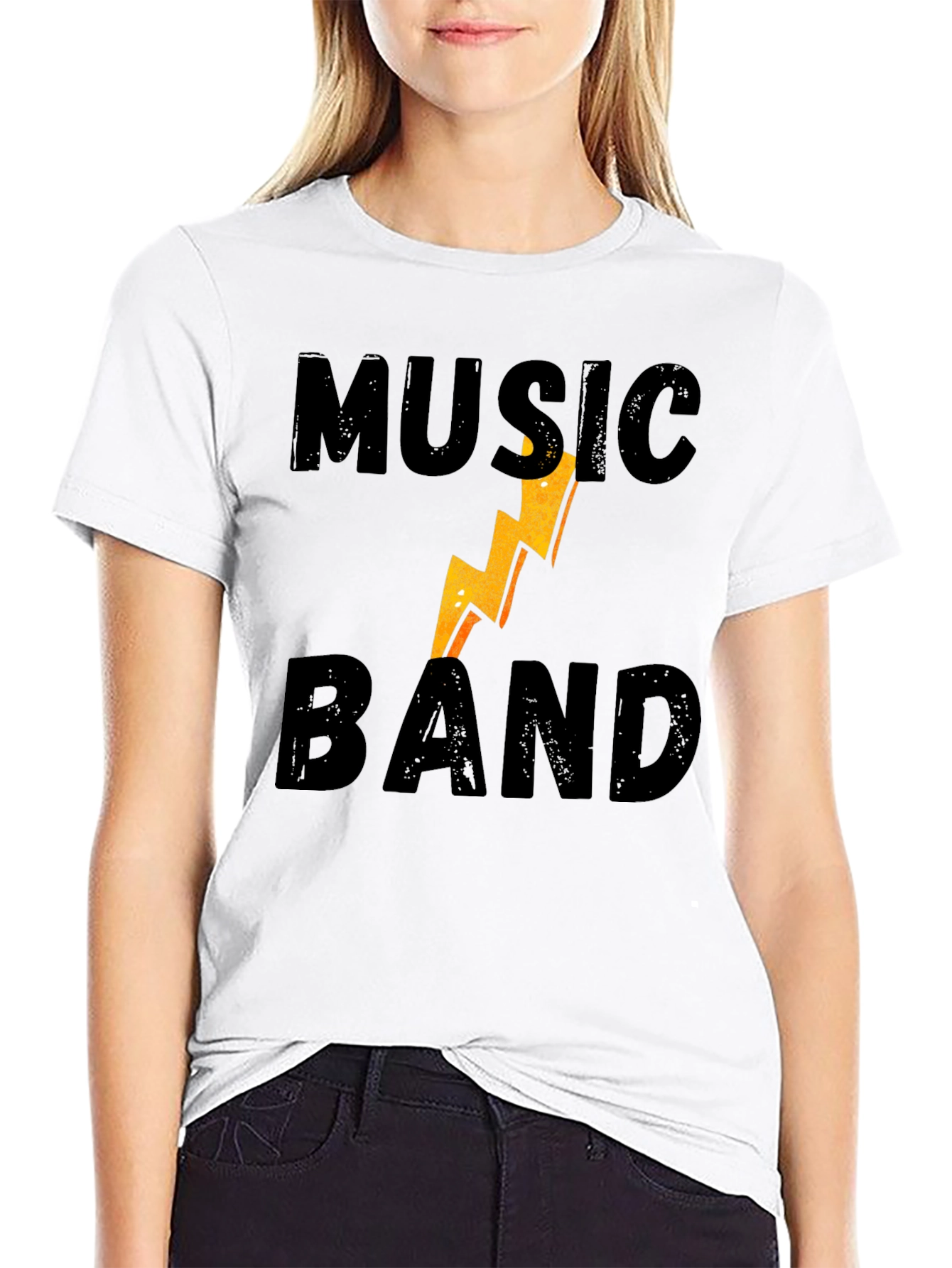 Music Band Graphic Tee - Black