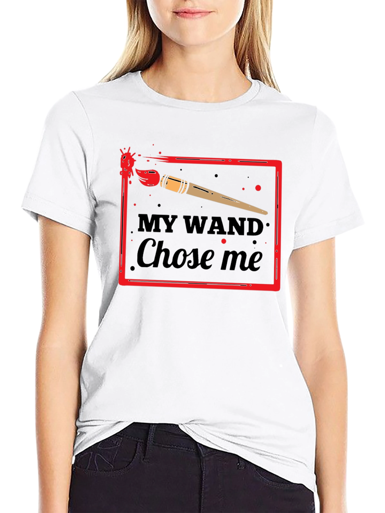 My Wand Chose Me T-Shirt - Painter Graphic Tee