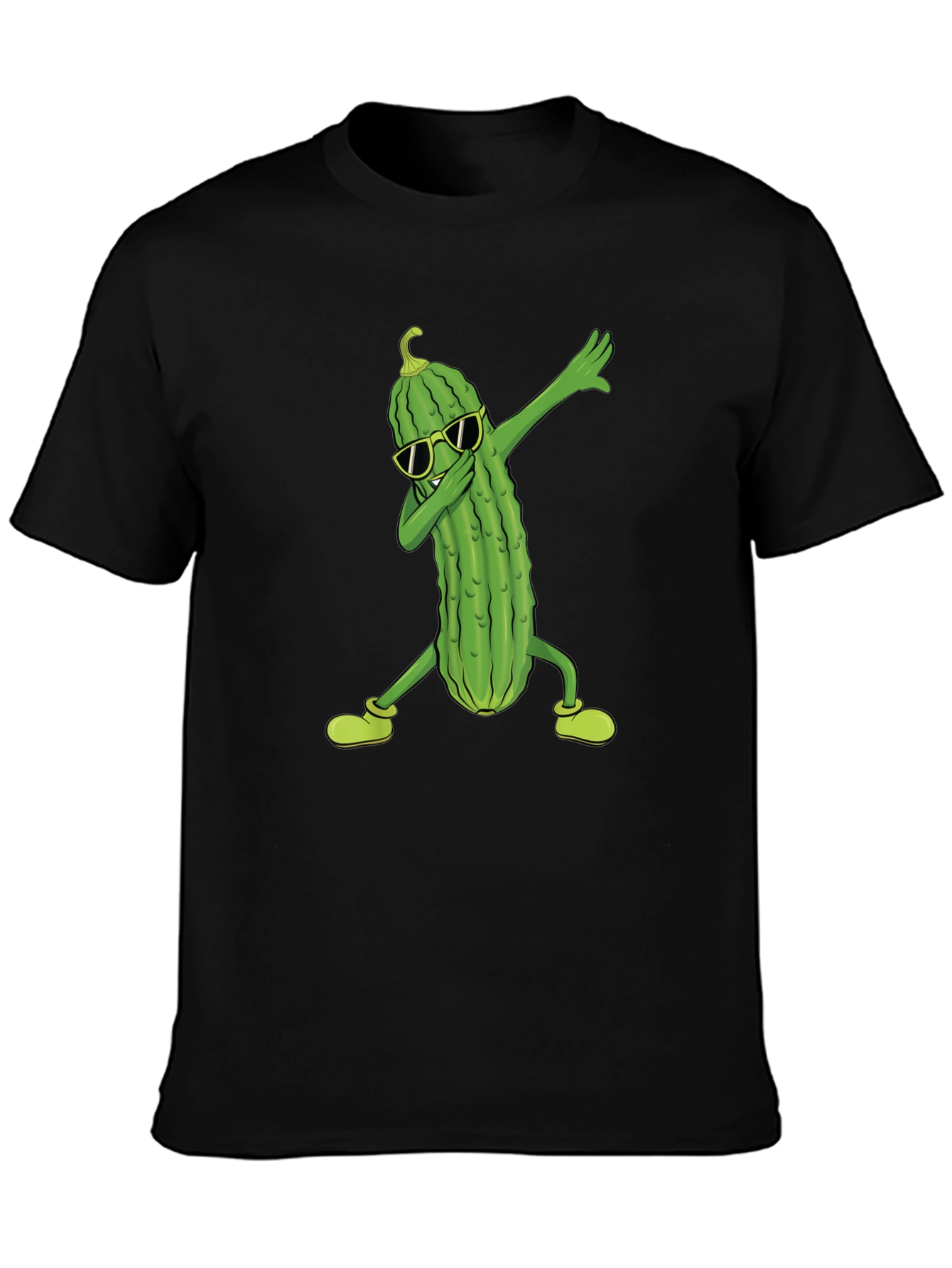 Dabbing Pickle T-Shirt - Cool & Funny Graphic Tee