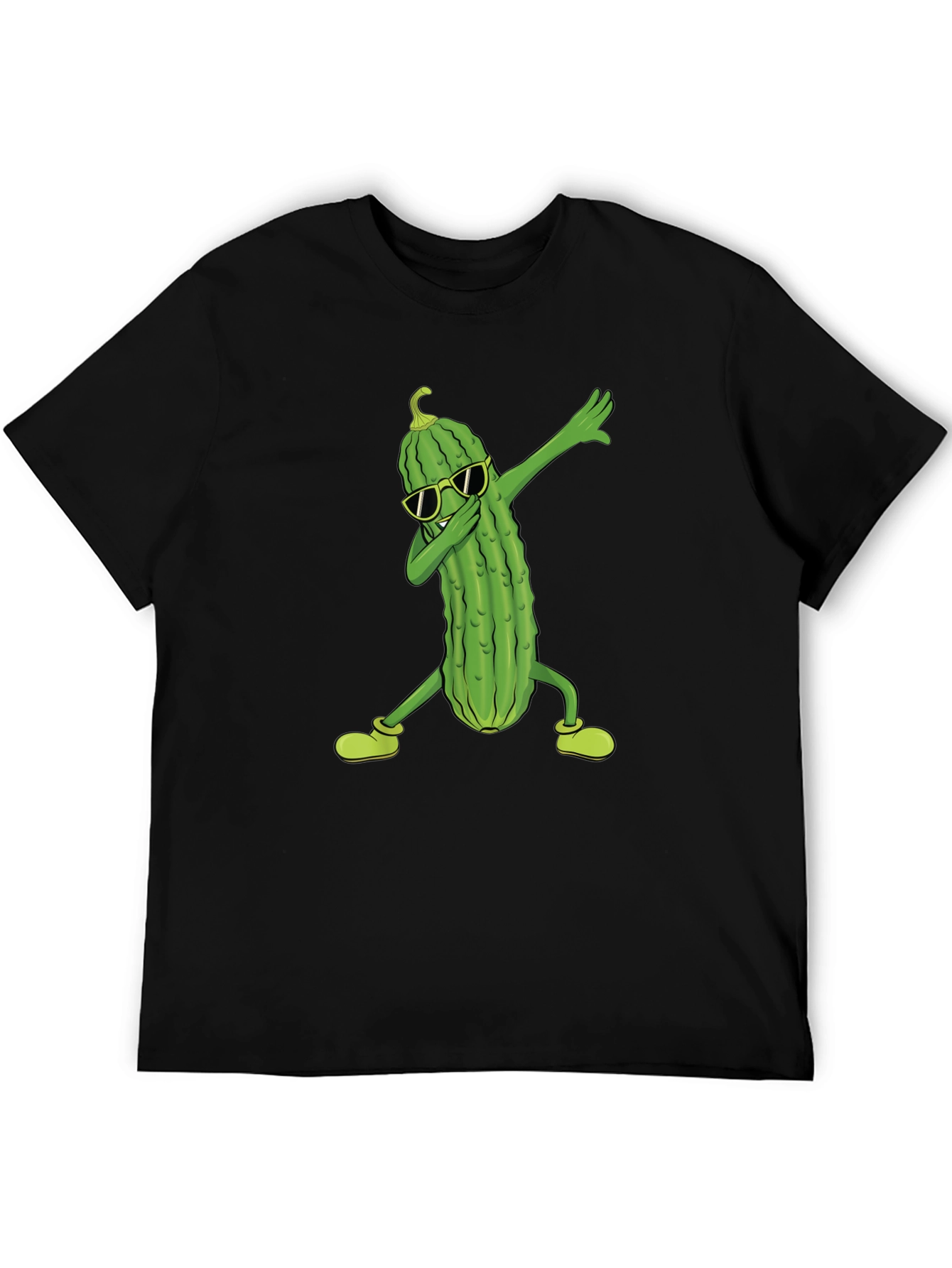 Dabbing Pickle T-Shirt - Cool & Funny Graphic Tee