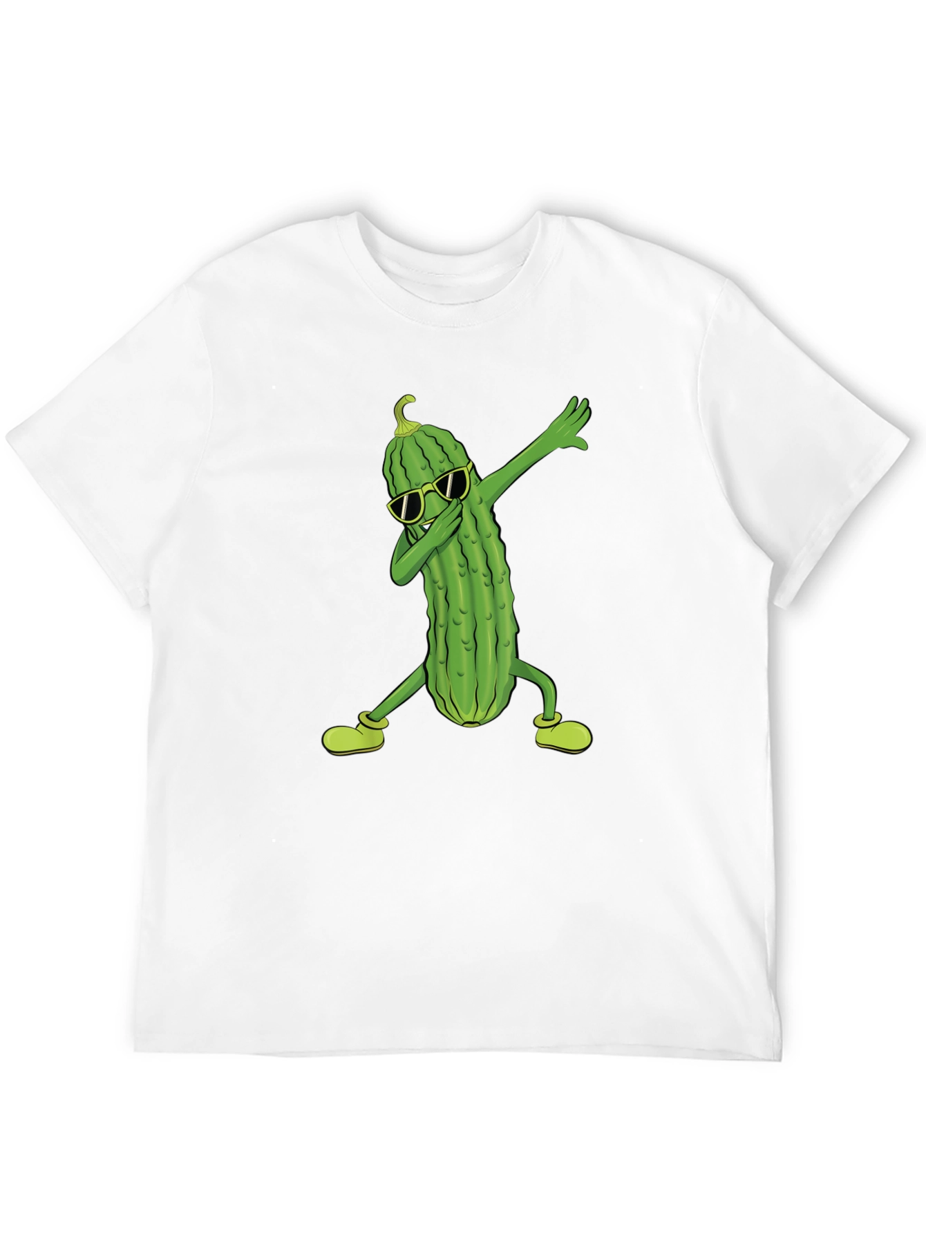 Dabbing Pickle T-Shirt - Cool & Funny Graphic Tee