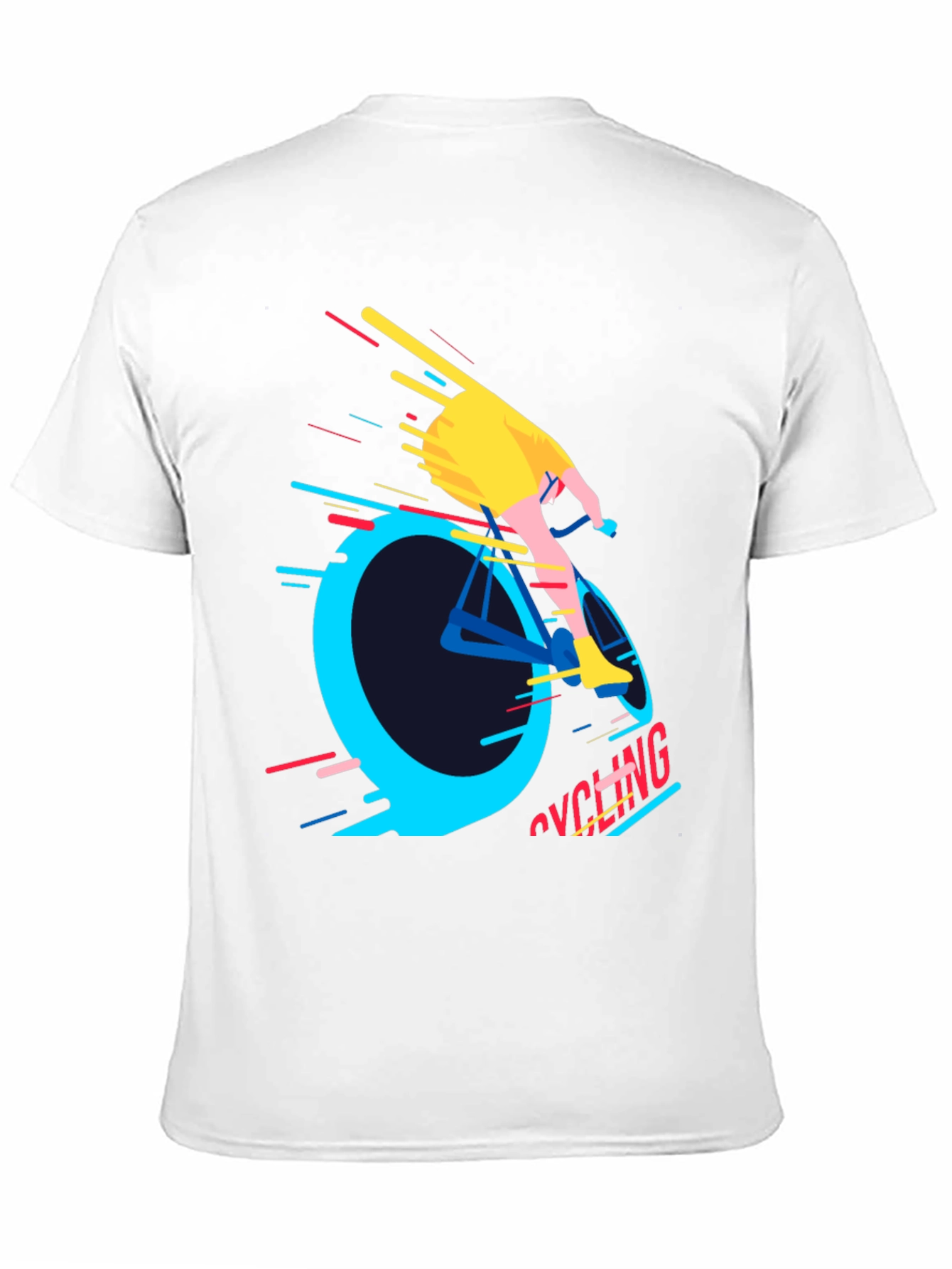 Cycling Graphic Tee - Mens Black T-Shirt