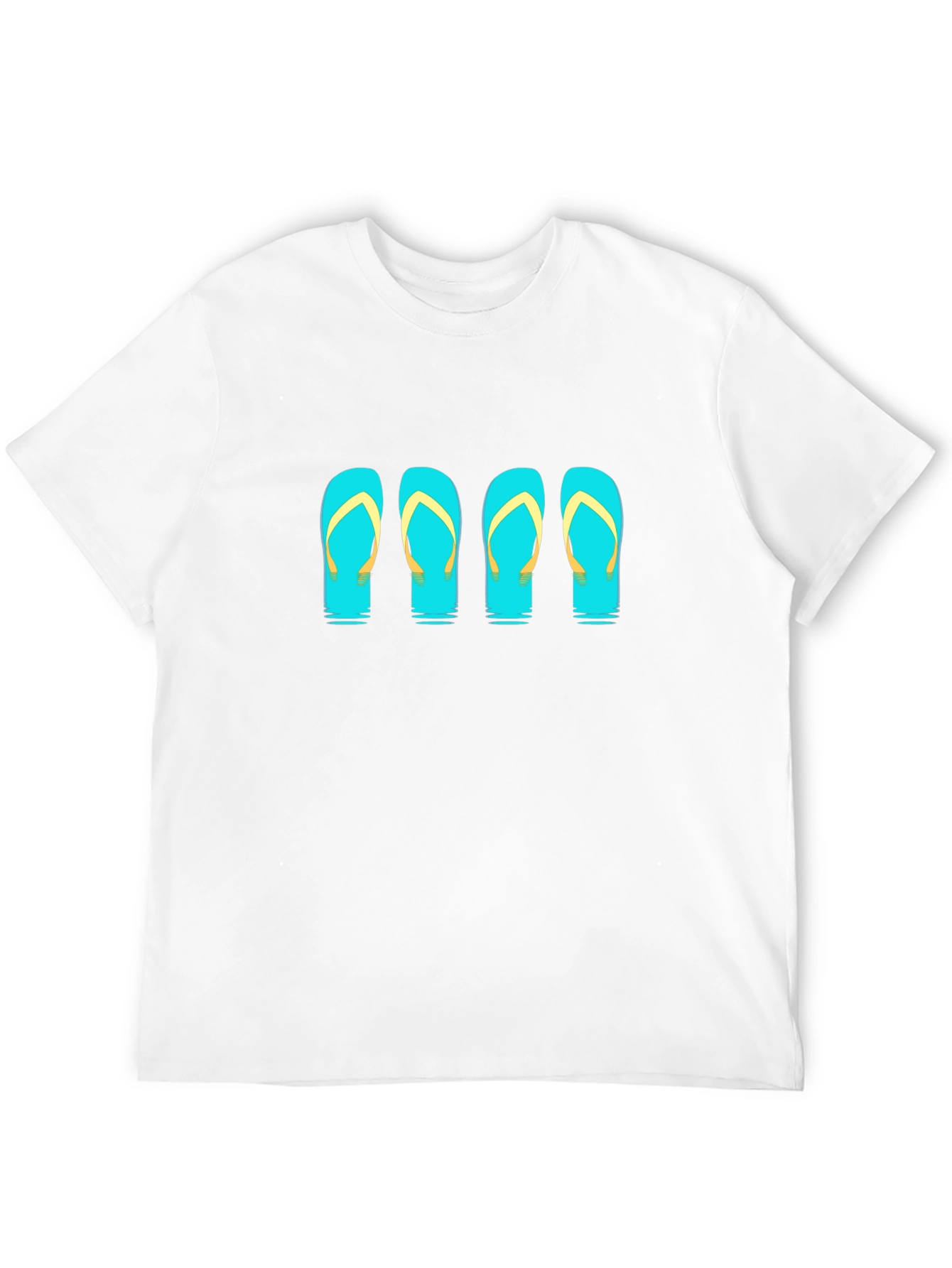 Flip Flop Graphic Black Tee