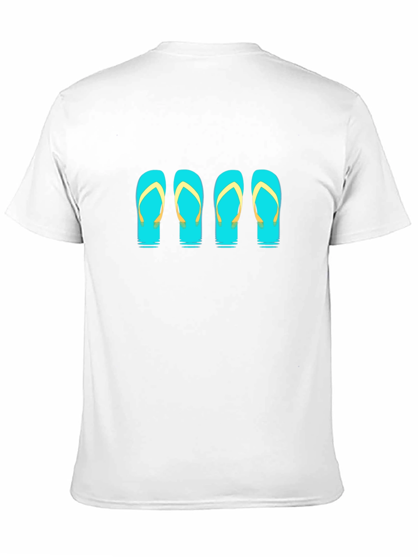 Flip Flop Graphic Black Tee