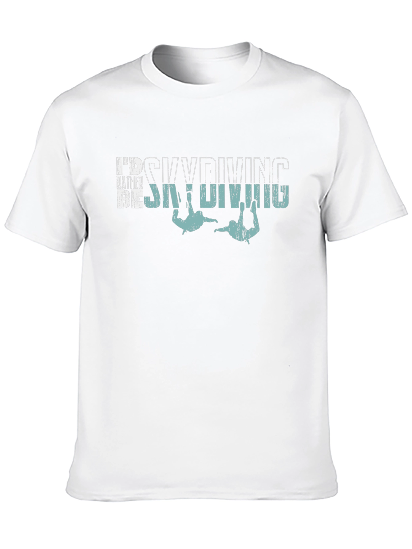Skydiving Graphic Print T-Shirt