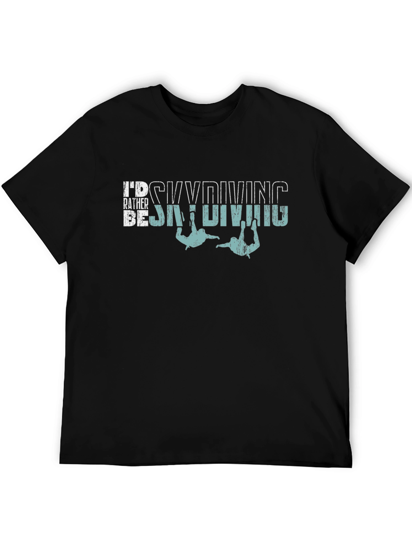 Skydiving Graphic Print T-Shirt