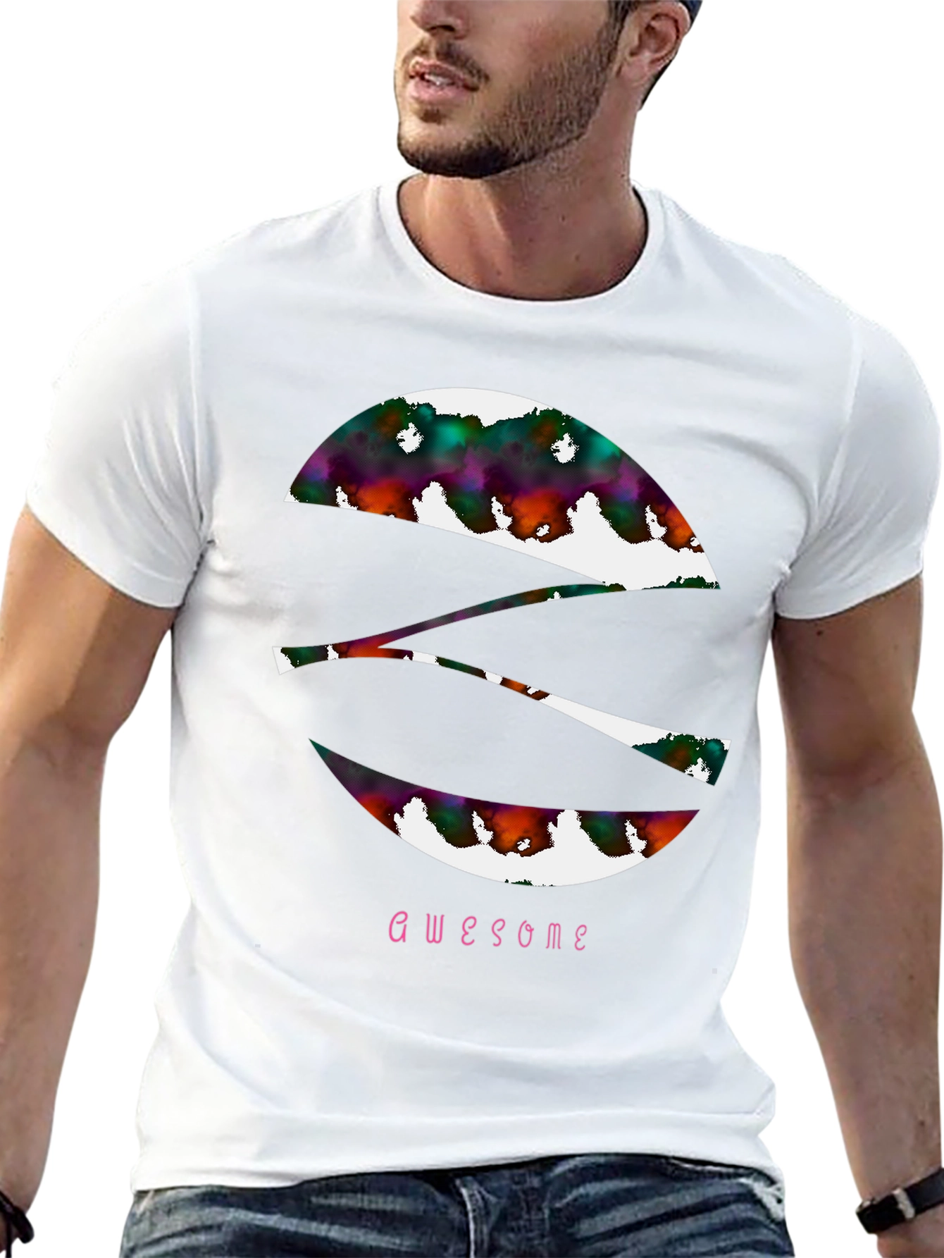 Awesome Graphic Tee - Abstract S Design