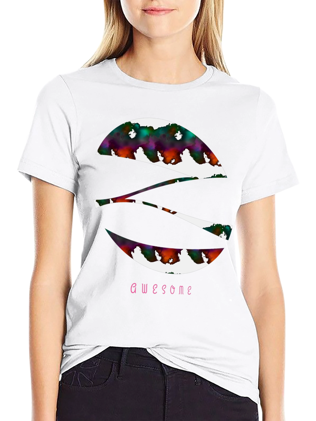 Awesome Graphic Tee - Abstract S Design