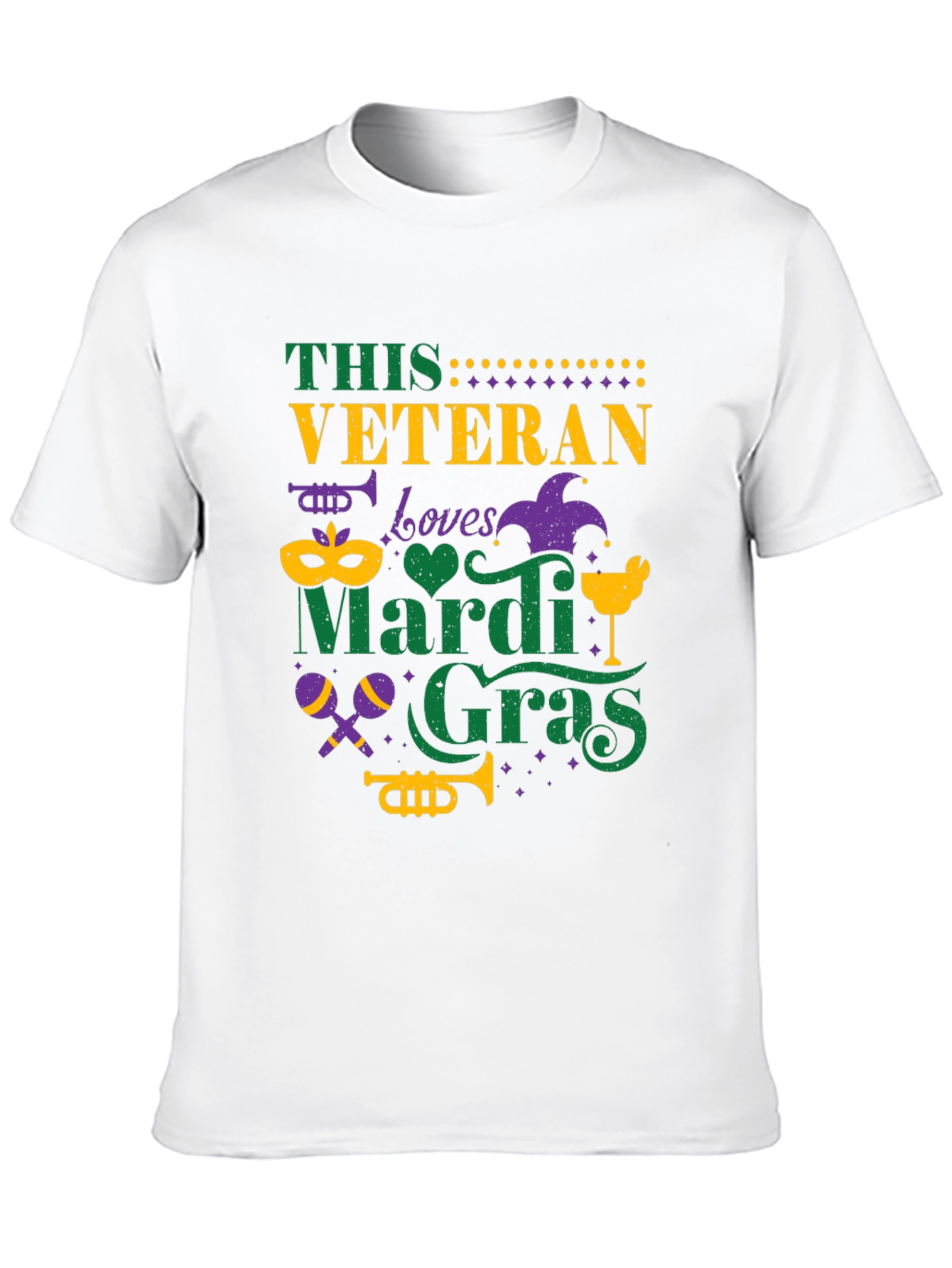 Veteran Mardi Gras T-Shirt