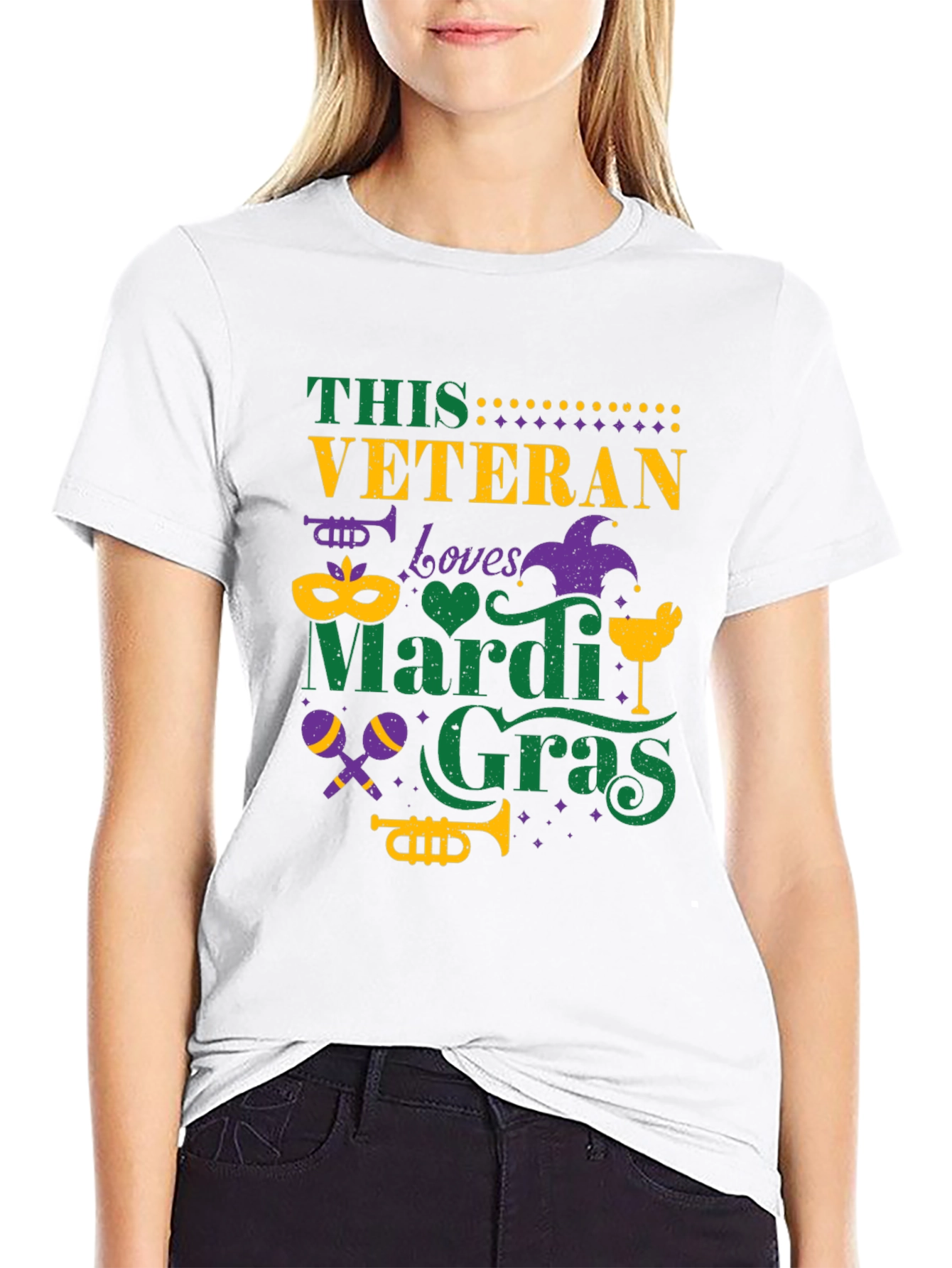 Veteran Mardi Gras T-Shirt
