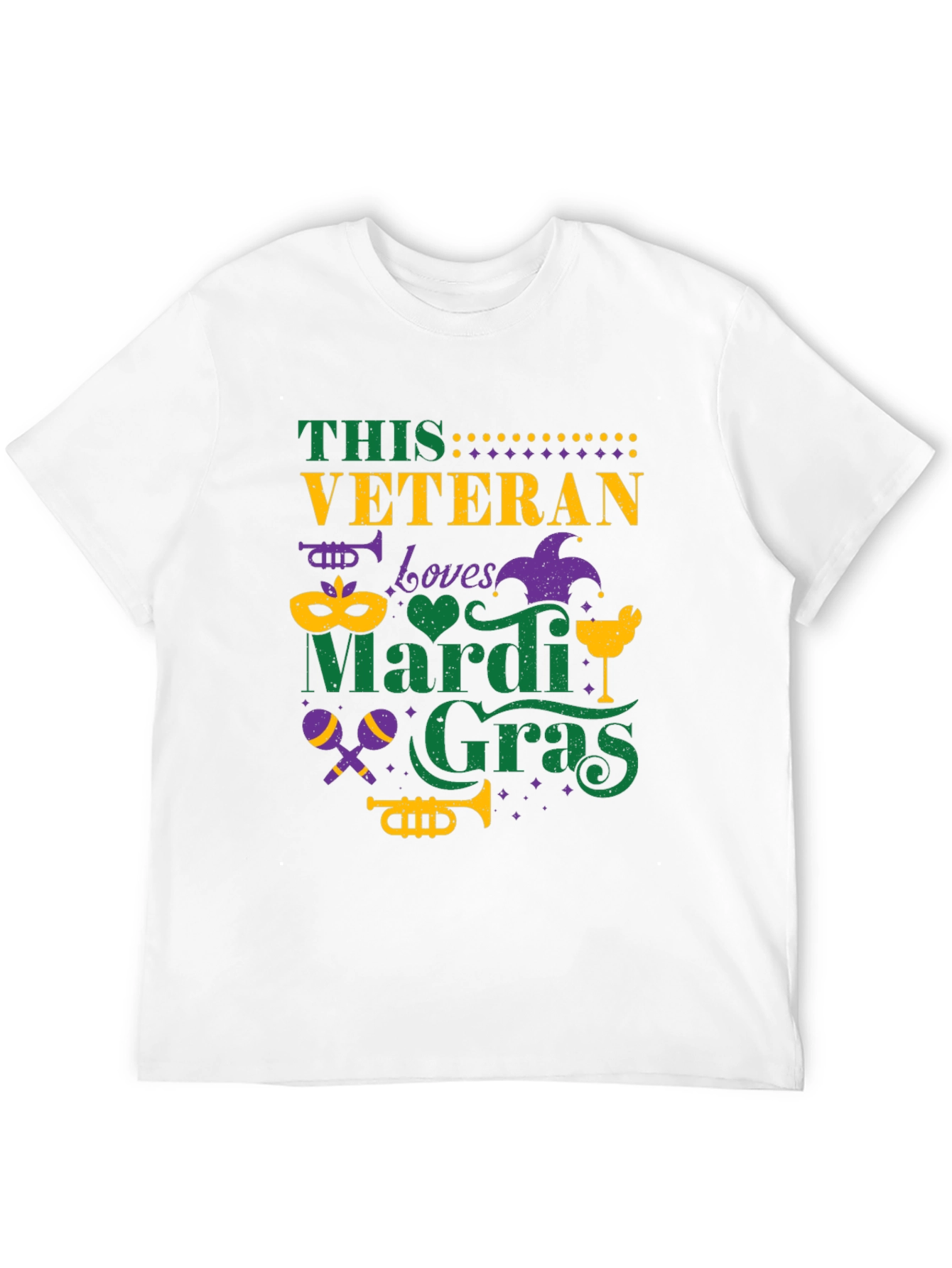 Veteran Mardi Gras T-Shirt