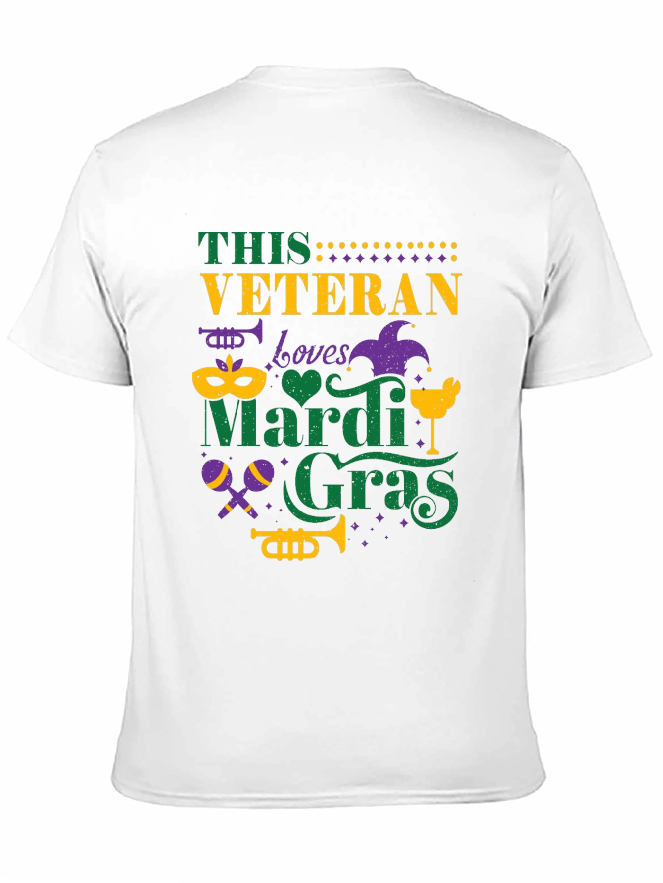 Veteran Mardi Gras T-Shirt
