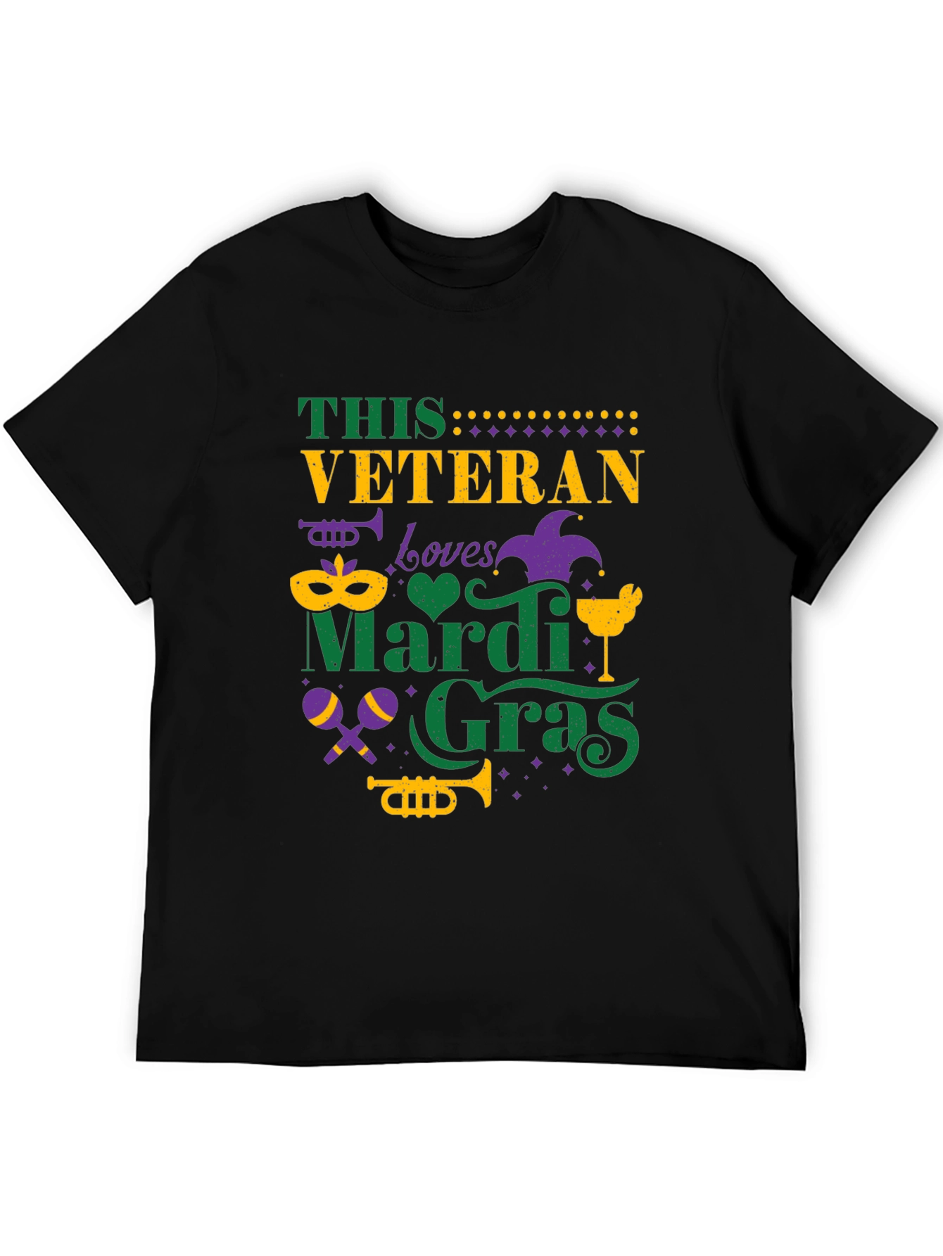 Veteran Mardi Gras T-Shirt
