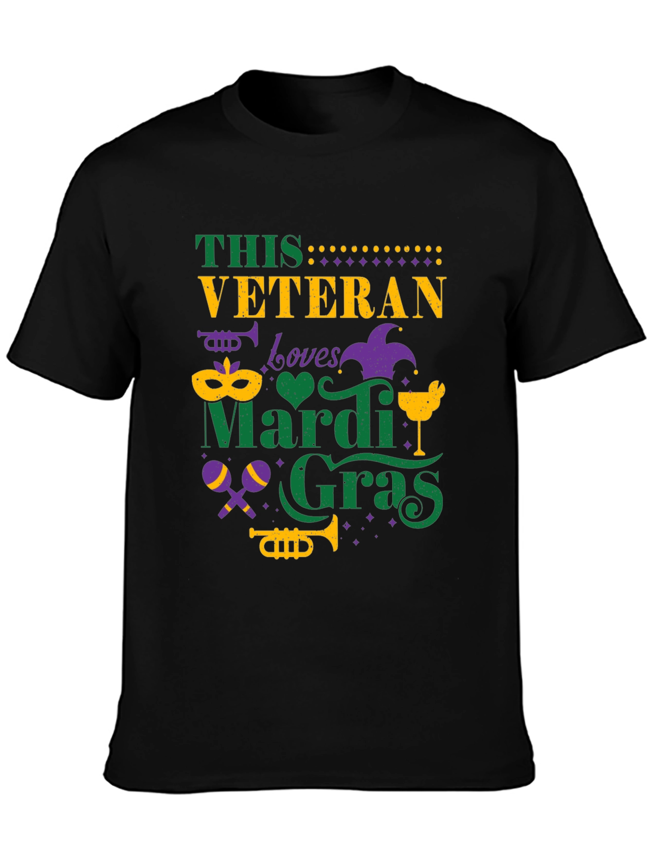 Veteran Mardi Gras T-Shirt