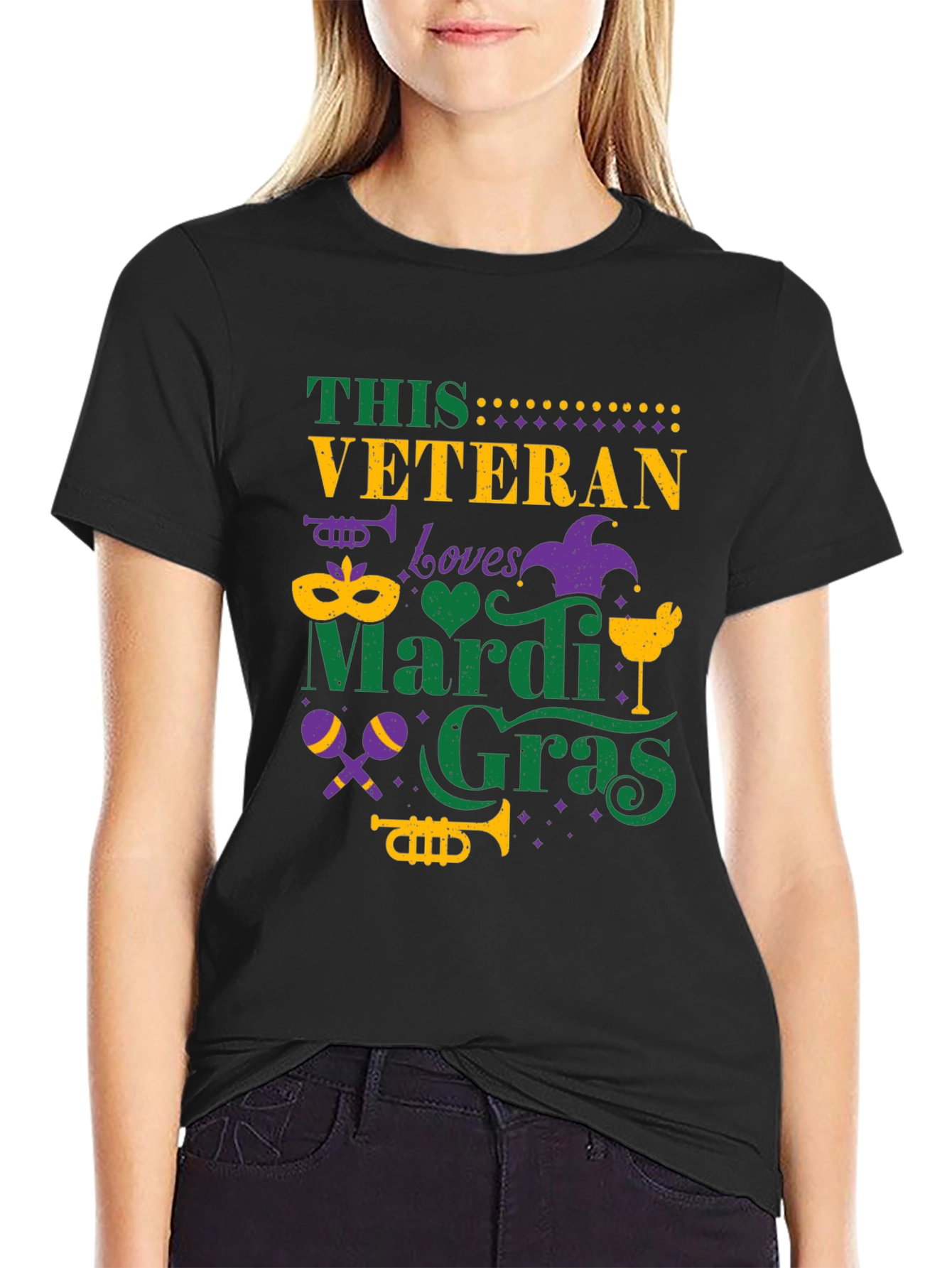 Veteran Mardi Gras T-Shirt
