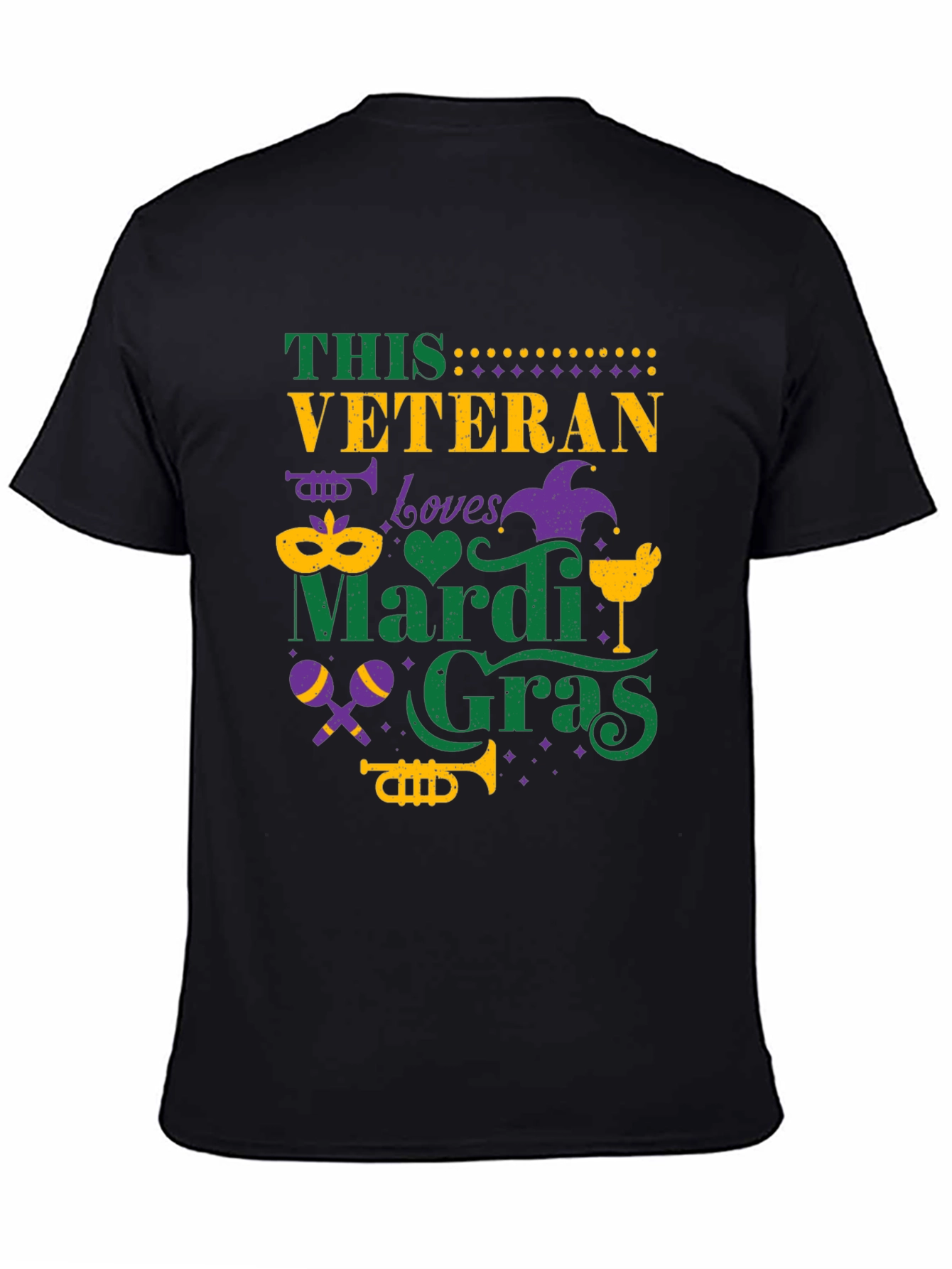 Veteran Mardi Gras T-Shirt