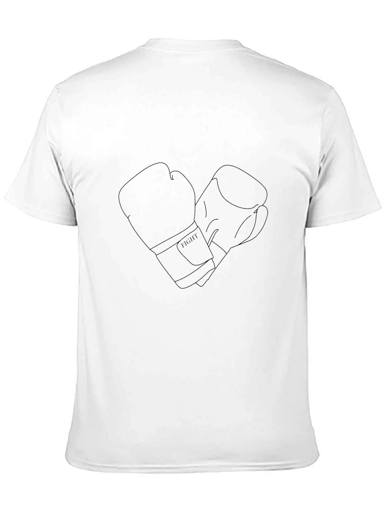 Boxing Gloves Graphic T-Shirt - Black