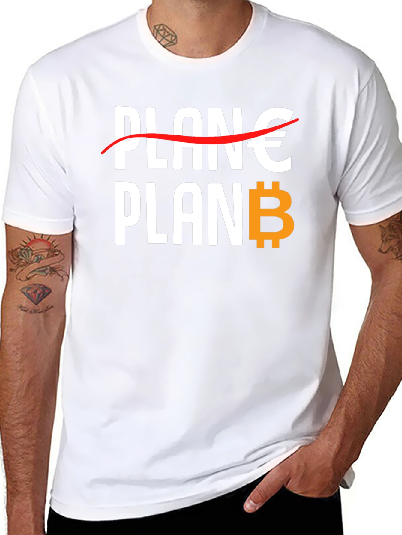 Plan B Bitcoin Black T-Shirt