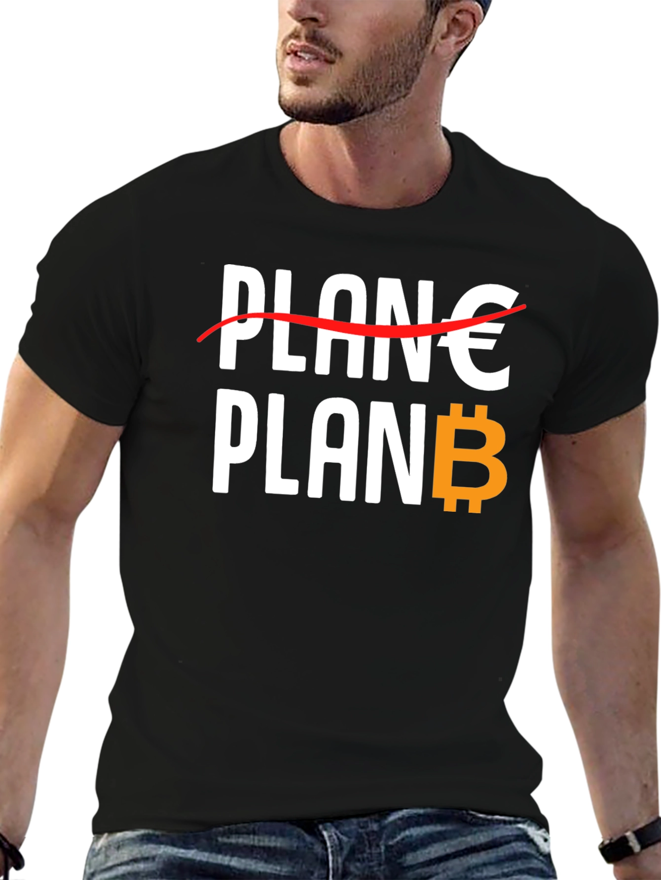 Plan B Bitcoin Black T-Shirt