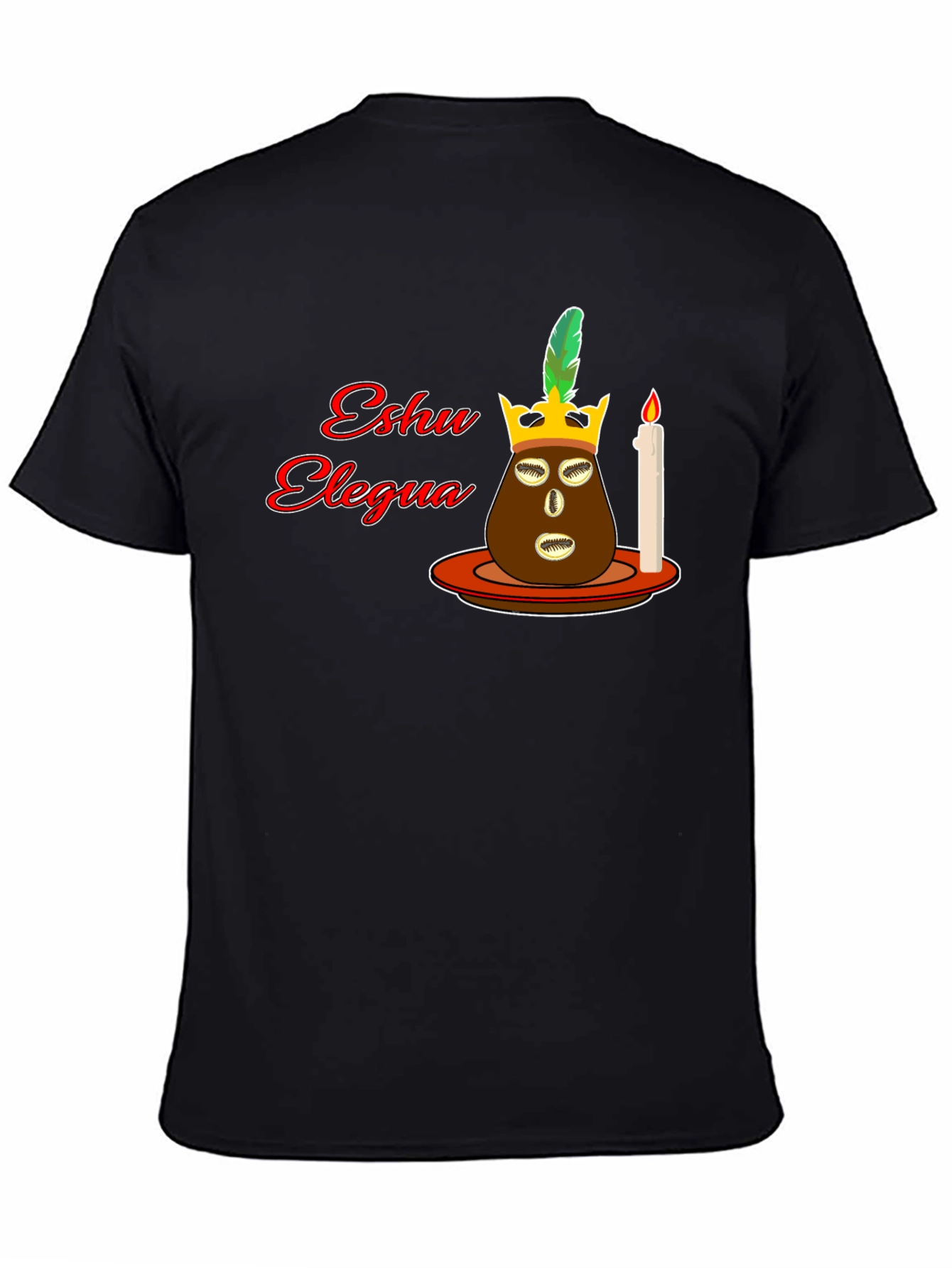 Eshu Elegua T-Shirt - Unique Afro-Caribbean Orisha Design