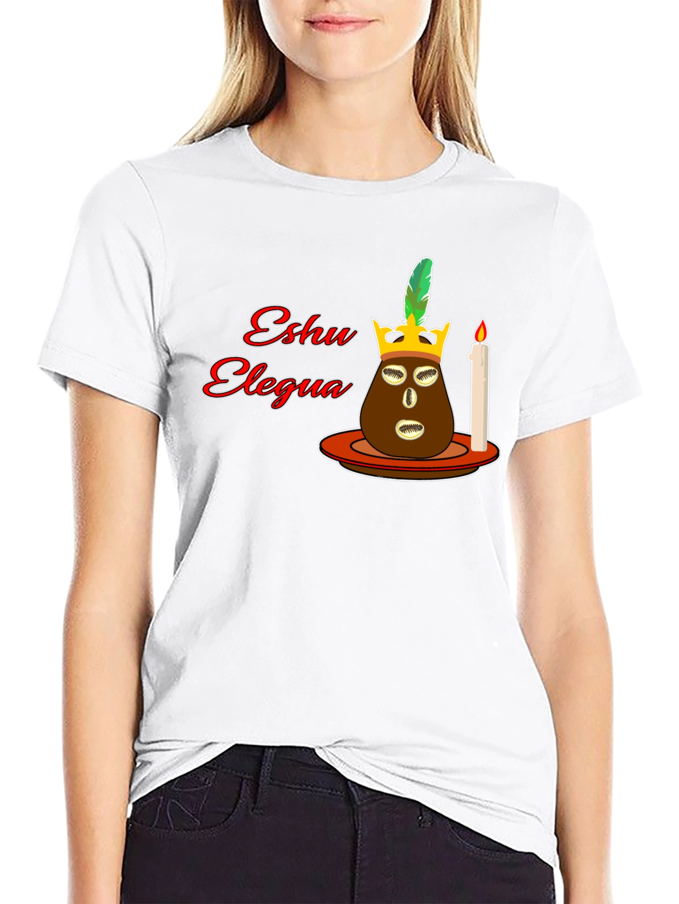 Eshu Elegua T-Shirt - Unique Afro-Caribbean Orisha Design