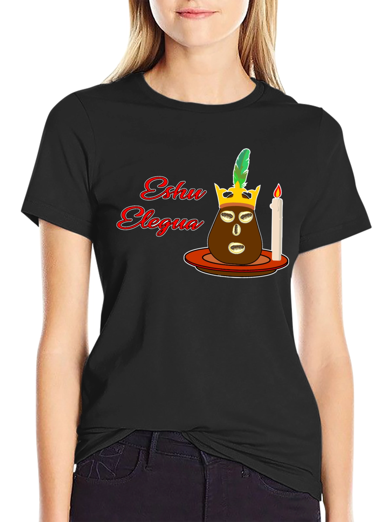 Eshu Elegua T-Shirt - Unique Afro-Caribbean Orisha Design