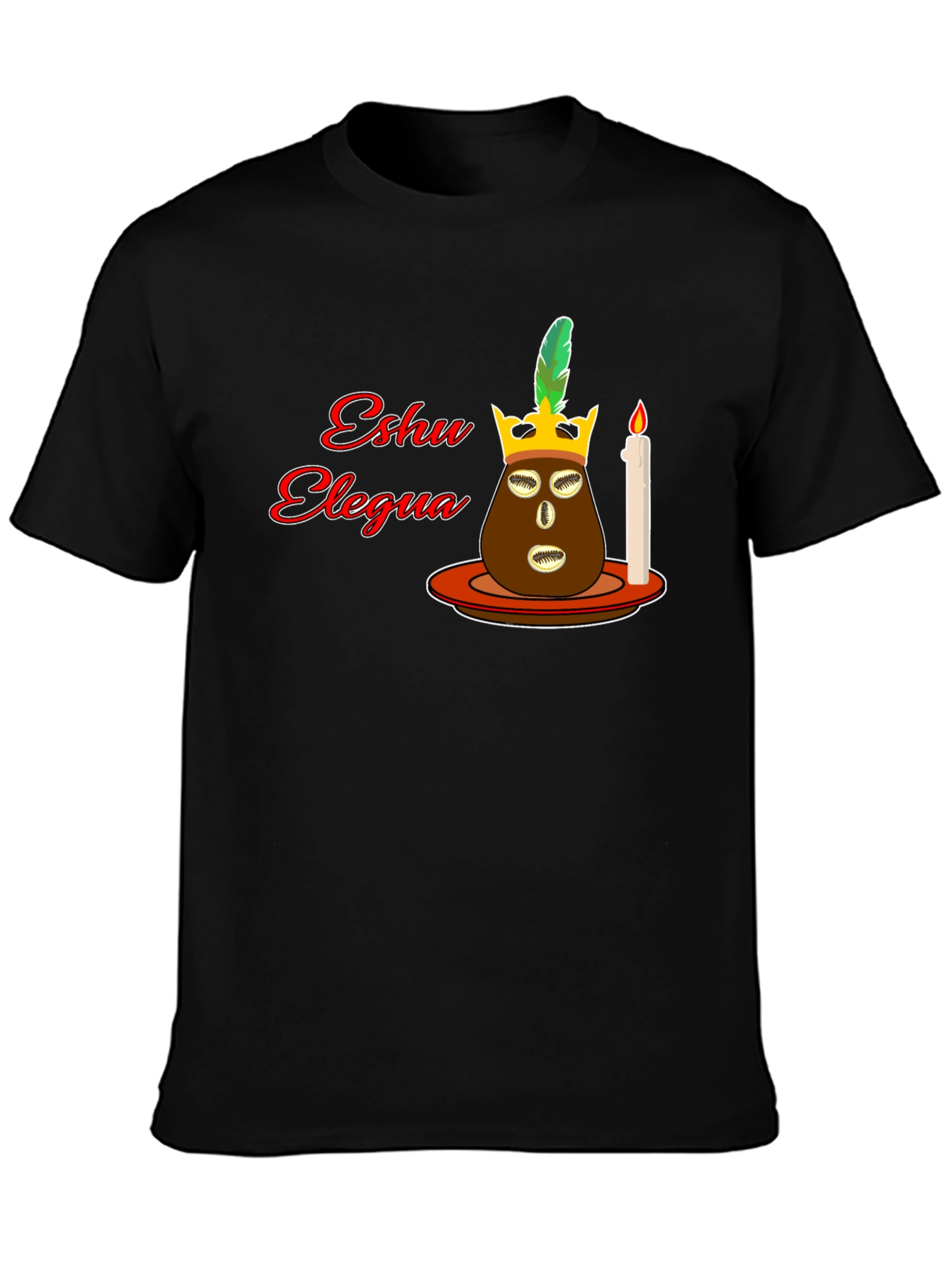 Eshu Elegua T-Shirt - Unique Afro-Caribbean Orisha Design