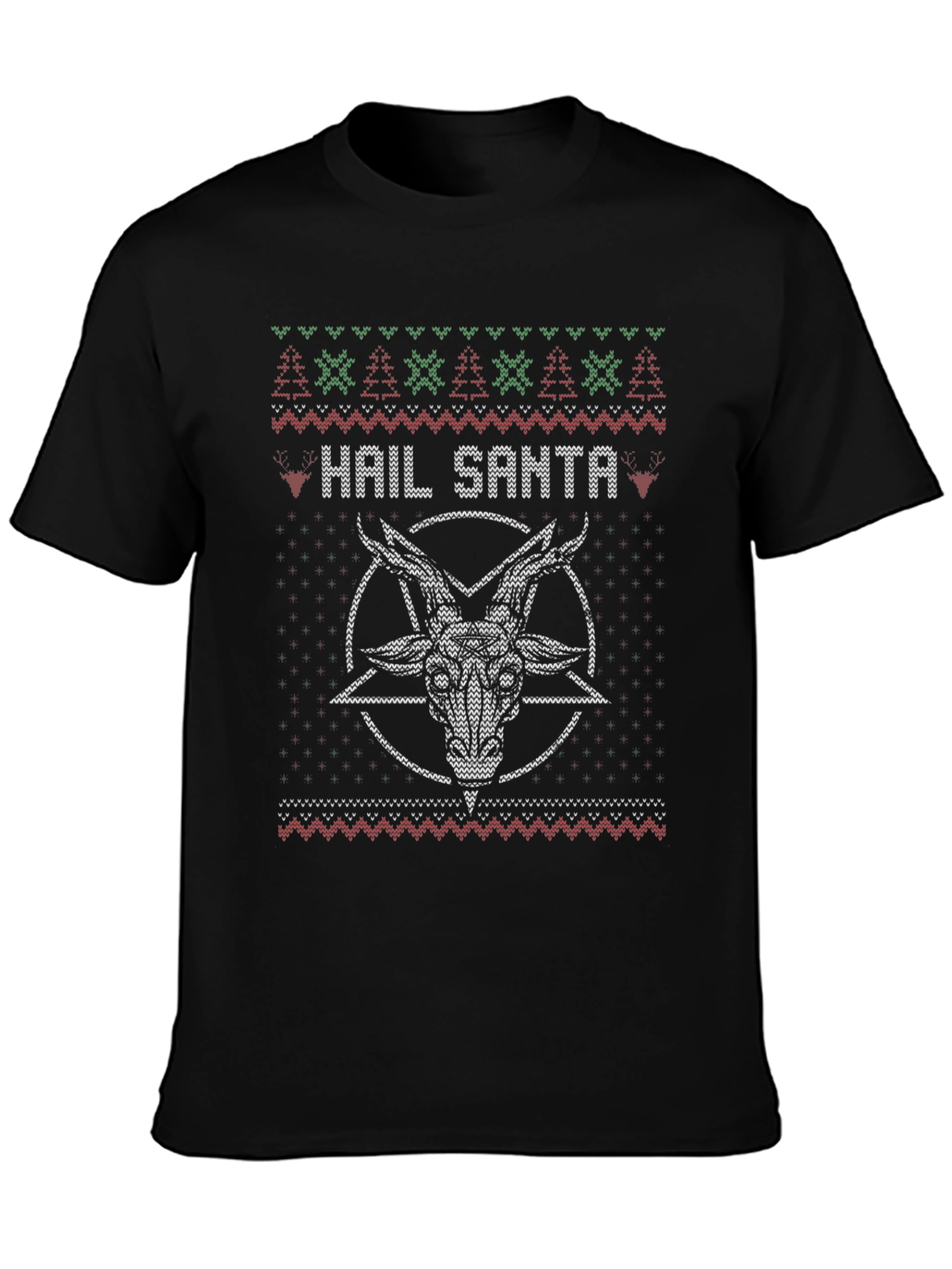 Hail Santa Ugly Christmas Sweater T-Shirt