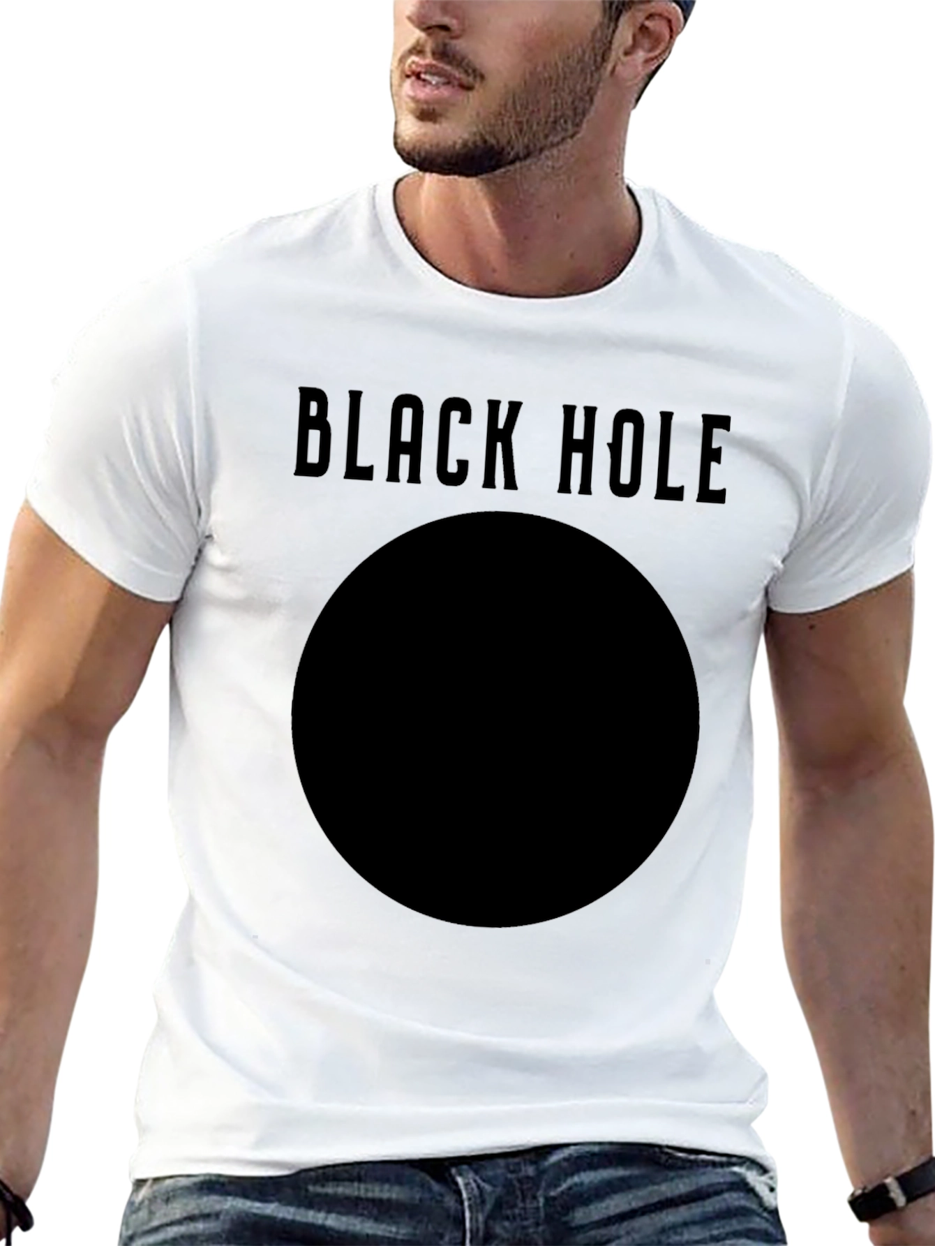 Black Hole Graphic T-Shirt