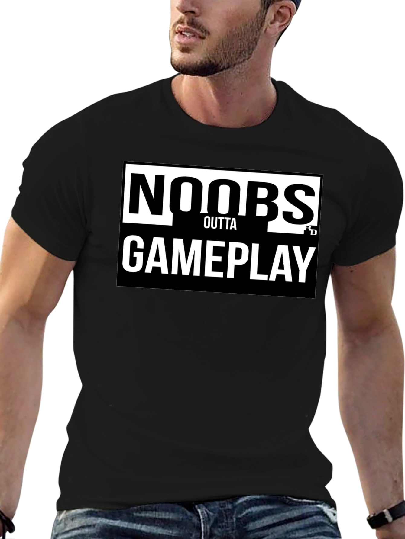 Noobs Outta Gameplay Graphic Tee