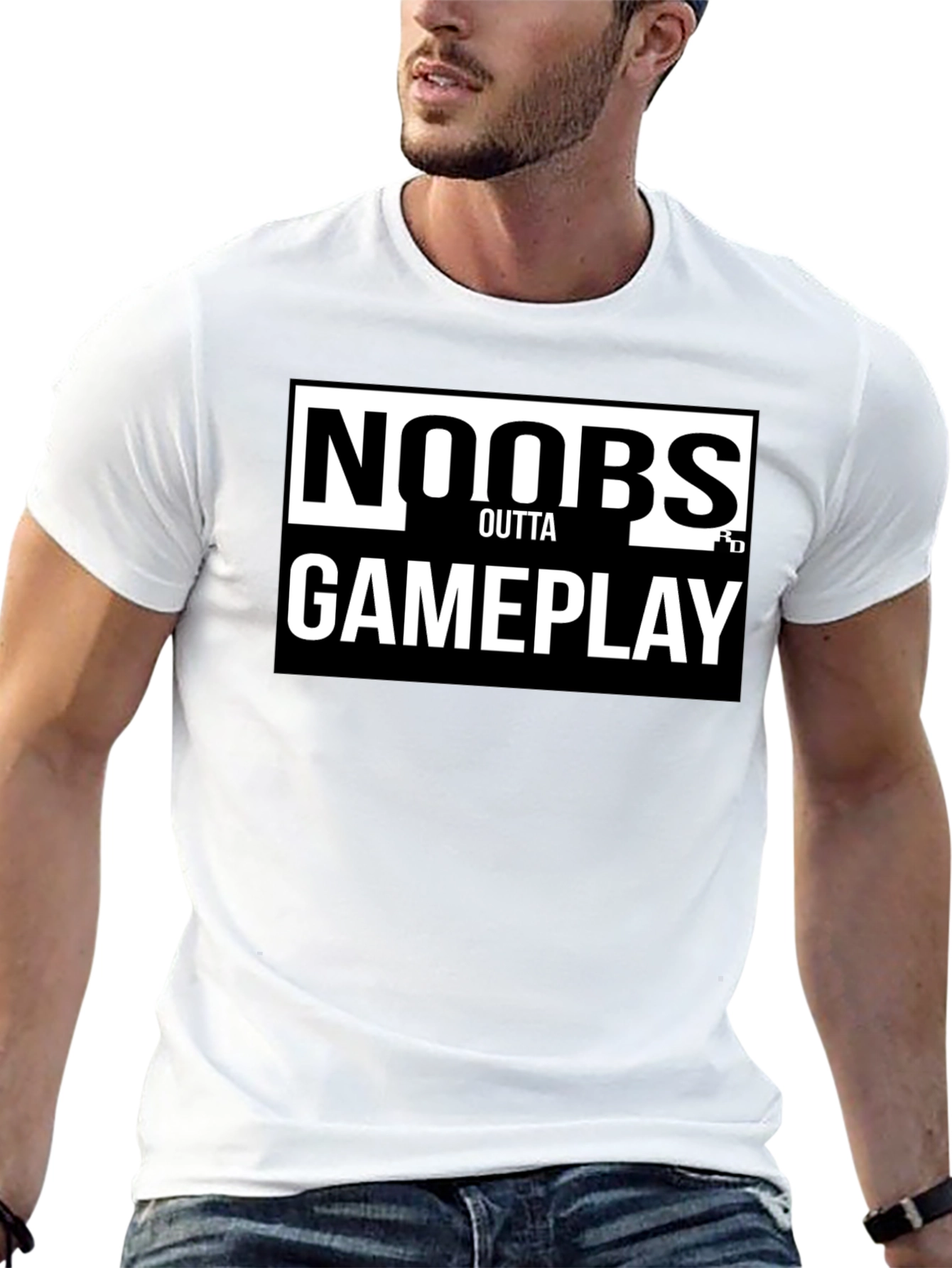 Noobs Outta Gameplay Graphic Tee