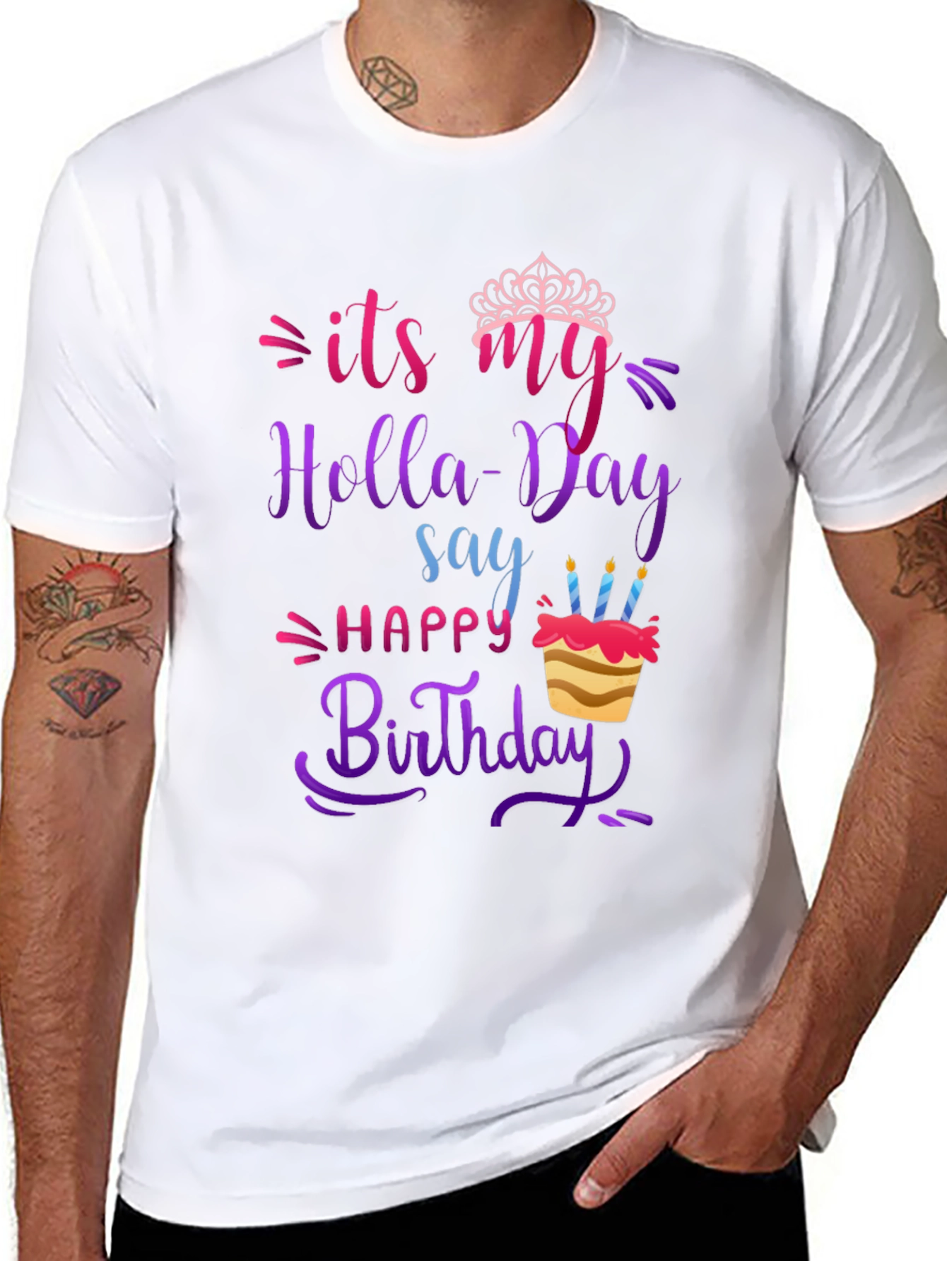 Its My Holla-Day Birthday T-Shirt
