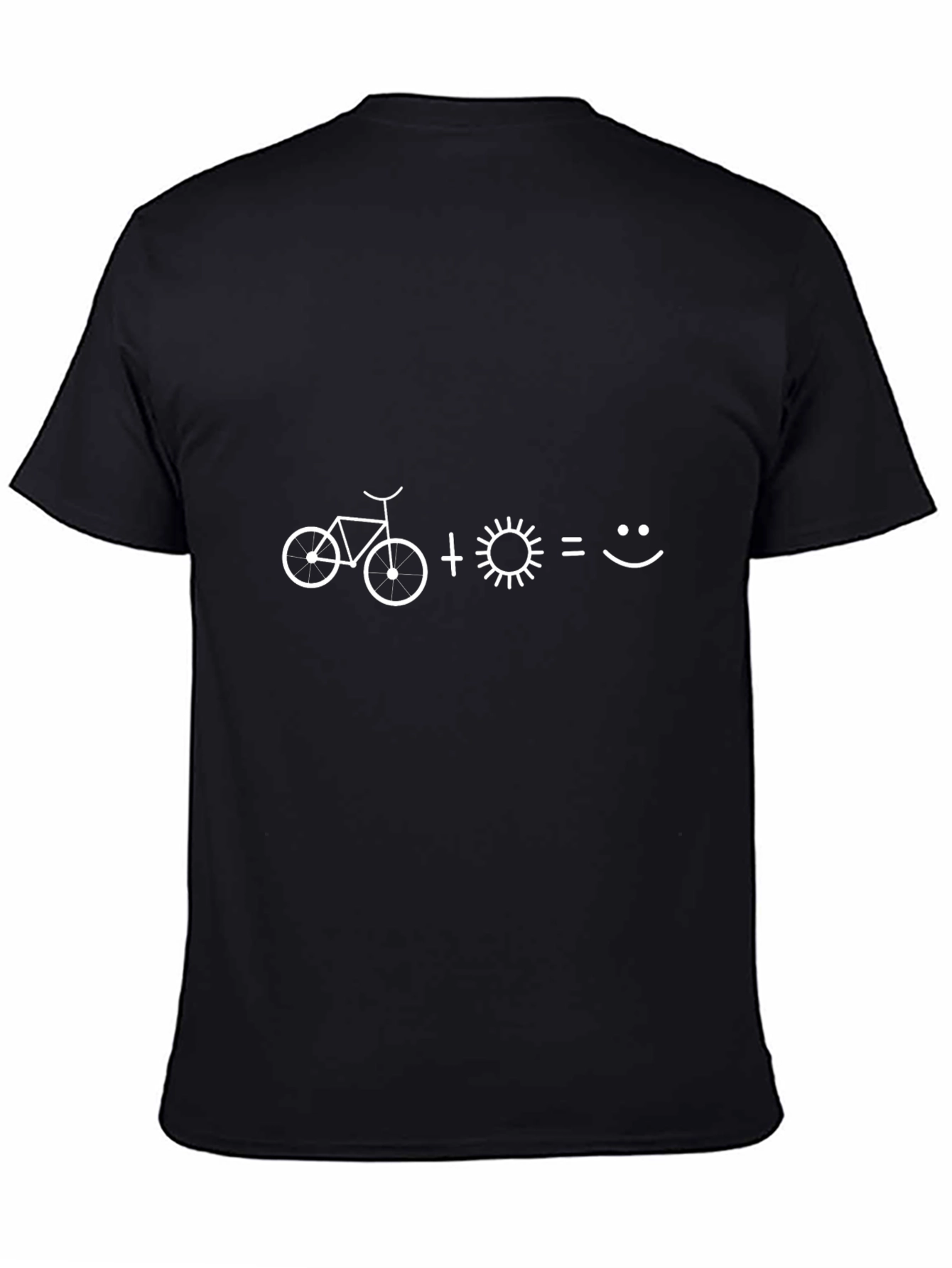 Bike + Sun = Happy Face Graphic T-Shirt