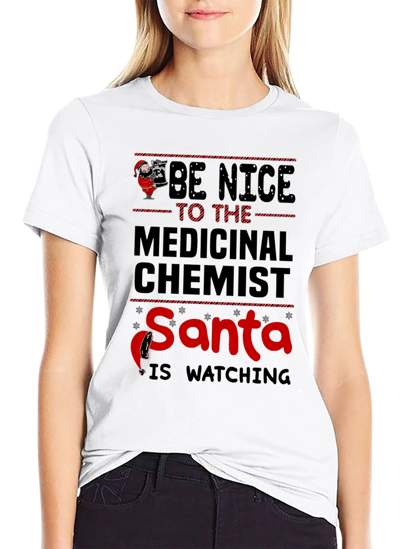 Medicinal Chemist Santa Christmas T-Shirt