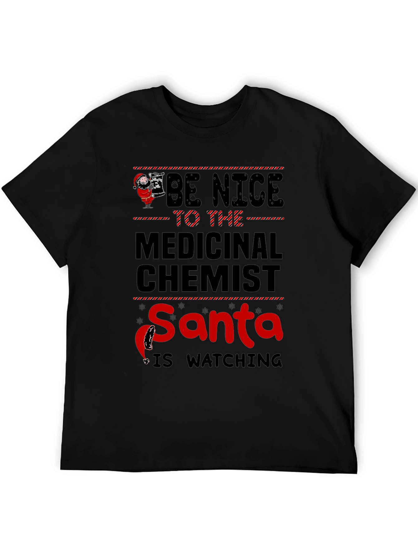 Medicinal Chemist Santa Christmas T-Shirt