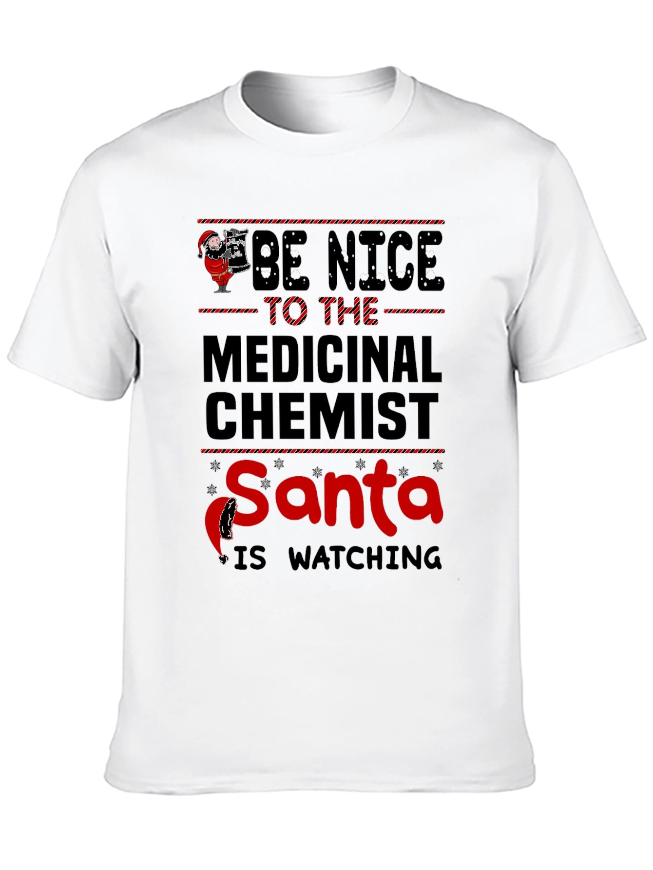 Medicinal Chemist Santa Christmas T-Shirt