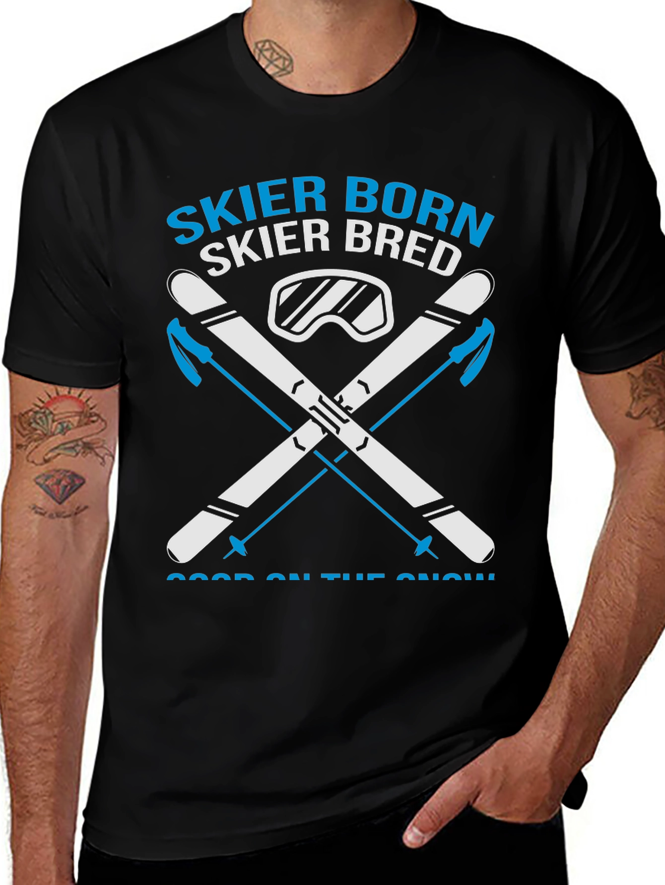 Skier Born Skier Bred T-Shirt