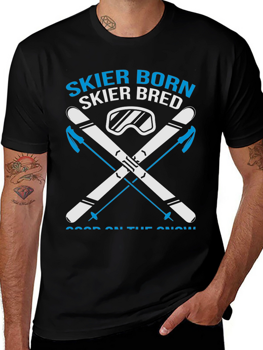 Skier Born Skier Bred T-Shirt