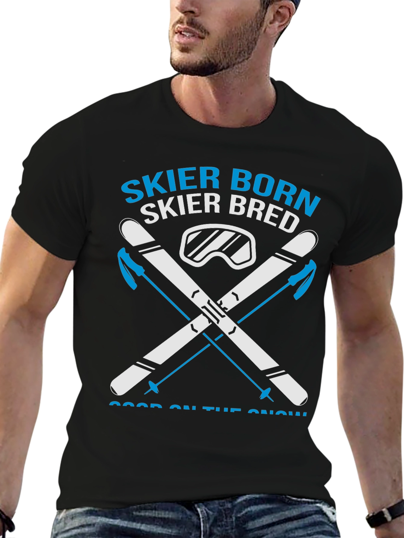 Skier Born Skier Bred T-Shirt