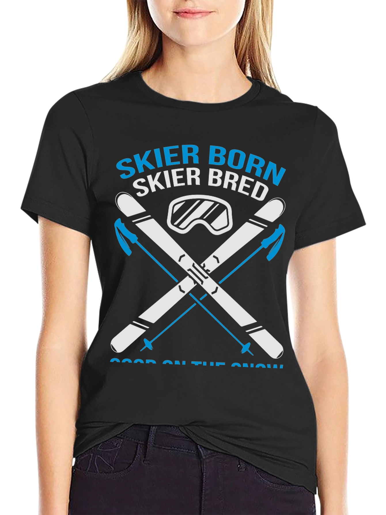 Skier Born Skier Bred T-Shirt